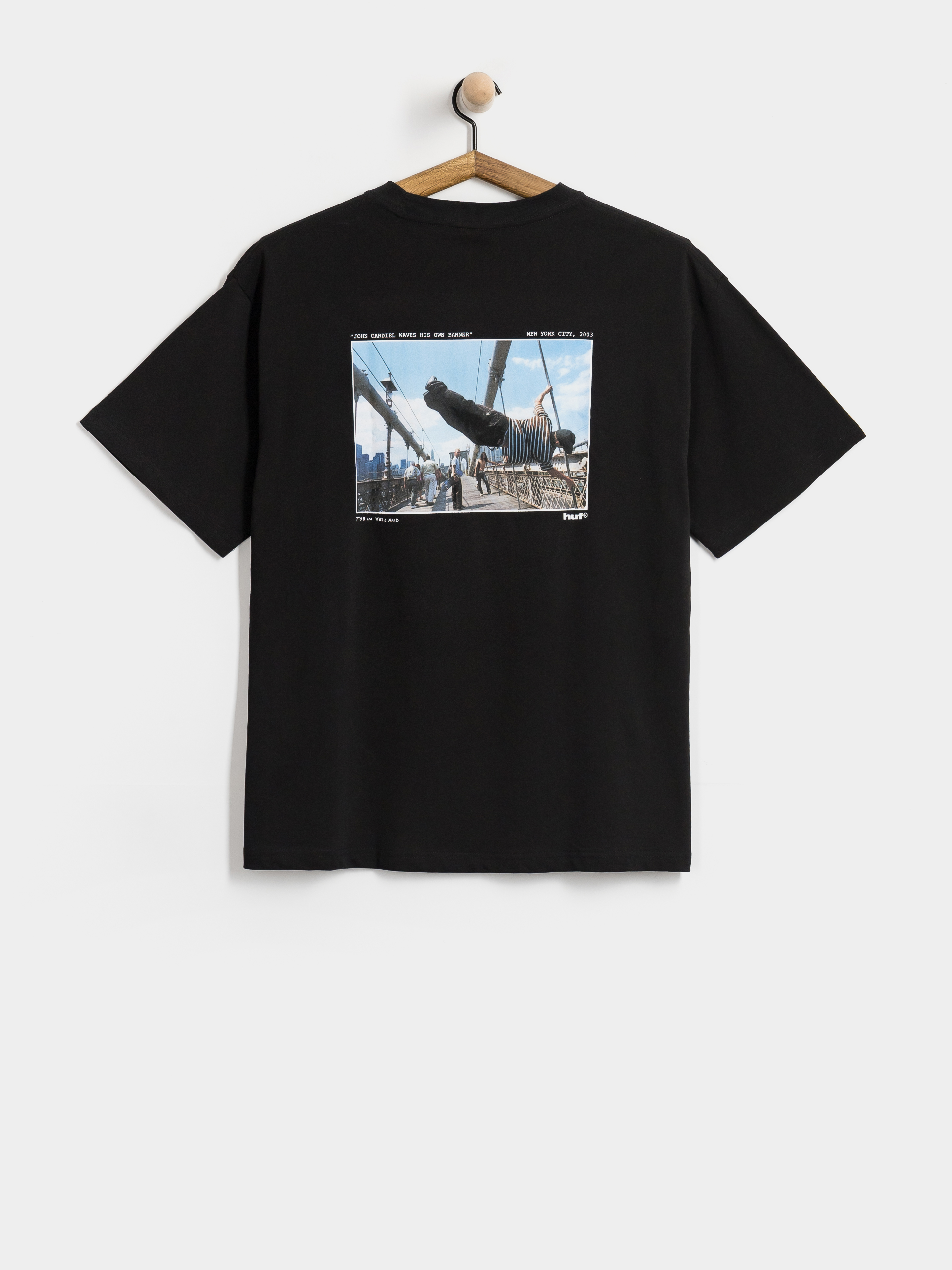 T-shirt HUF Taking The Leap (black)
