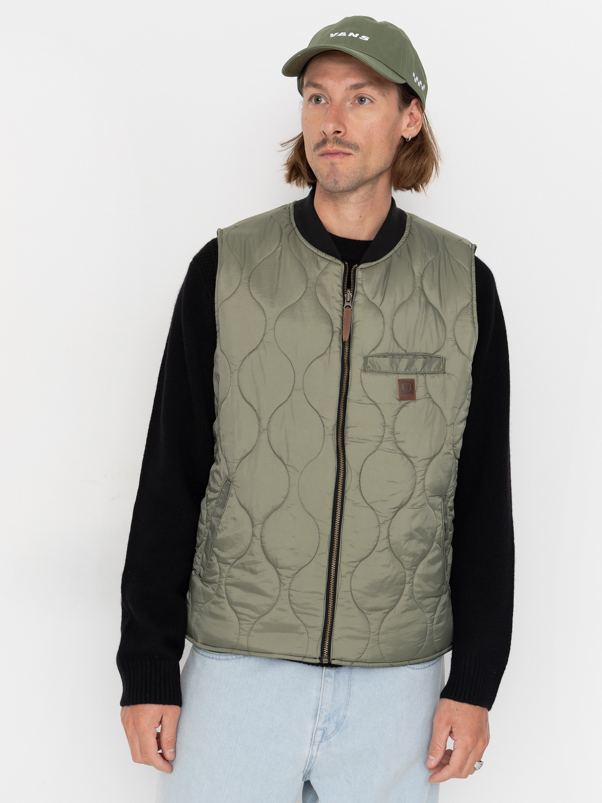 Kamizelka Brixton Builders Abraham Rev (black/olive surplus)