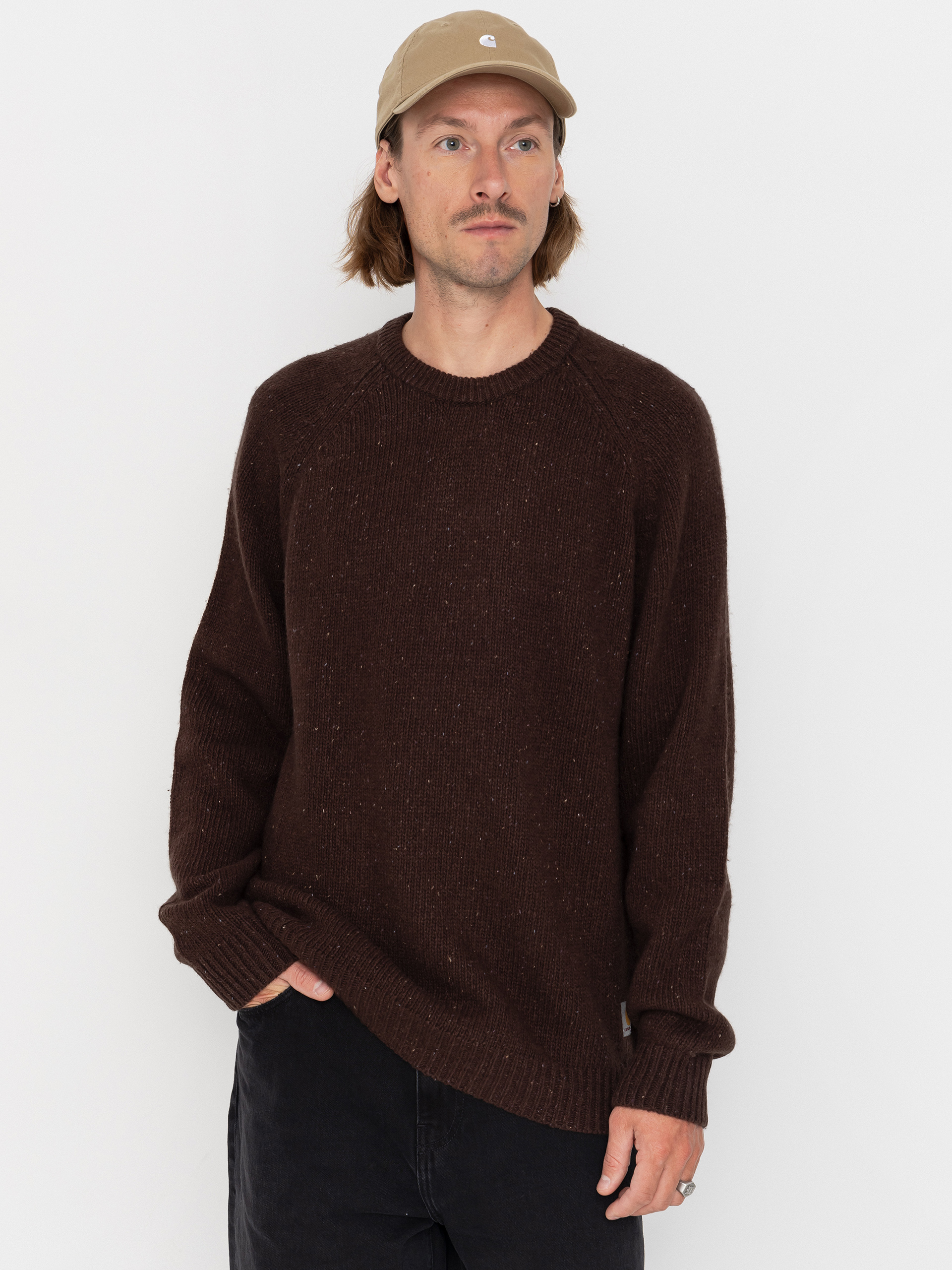 Sweter Carhartt WIP Anglistic (speckled tobacco)