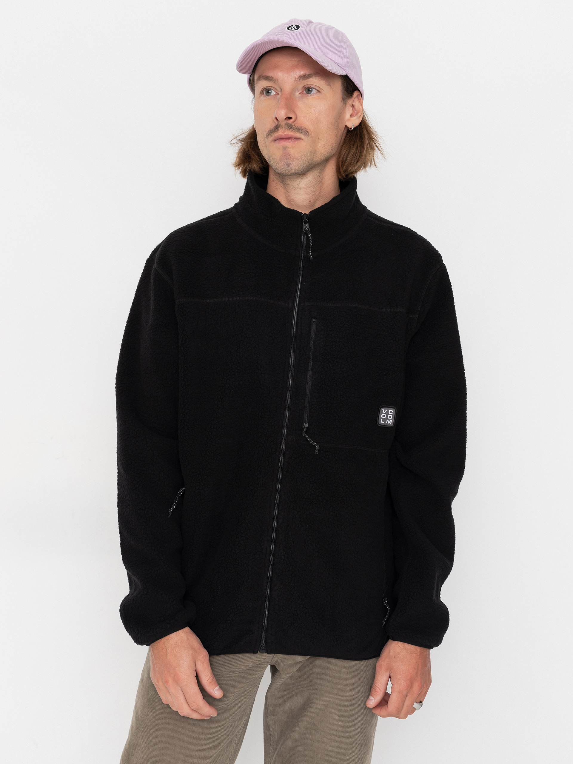 Bluza Volcom Nelson Sherpa Full Zip (black)