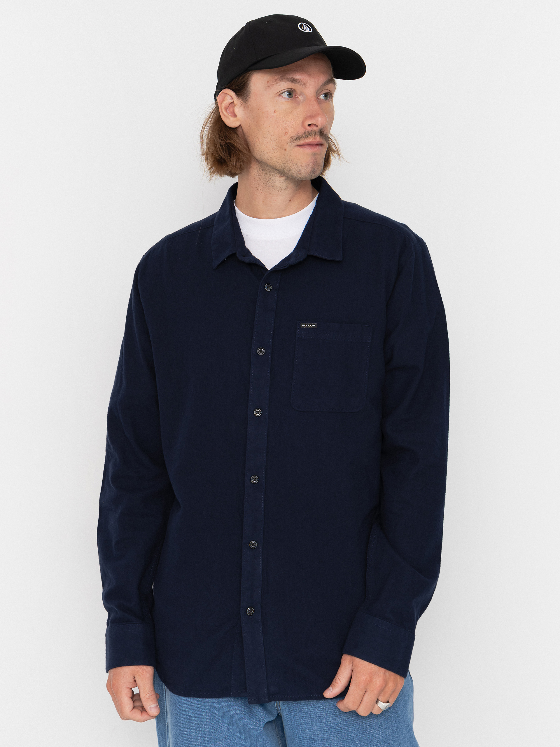 Koszula Volcom Caden Solid Ls (marine)
