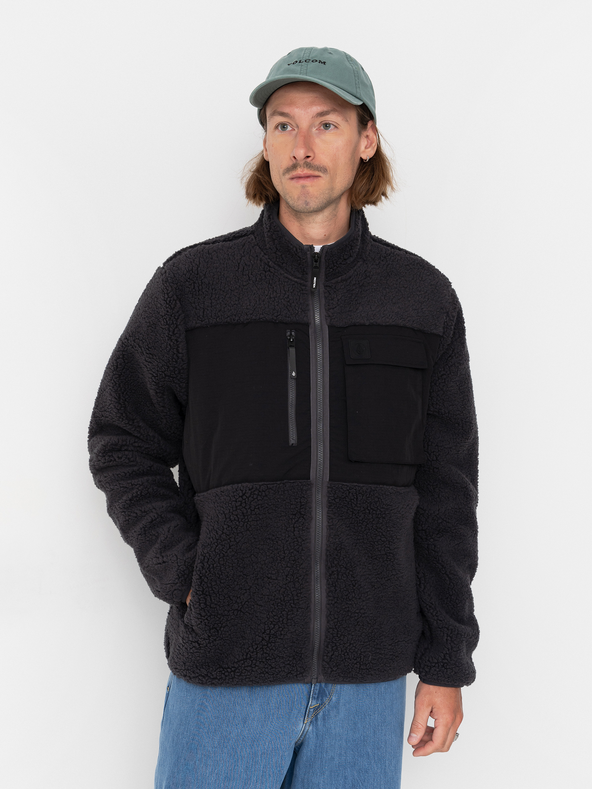 Bluza Volcom Storm Stone Zip (asphalt black)