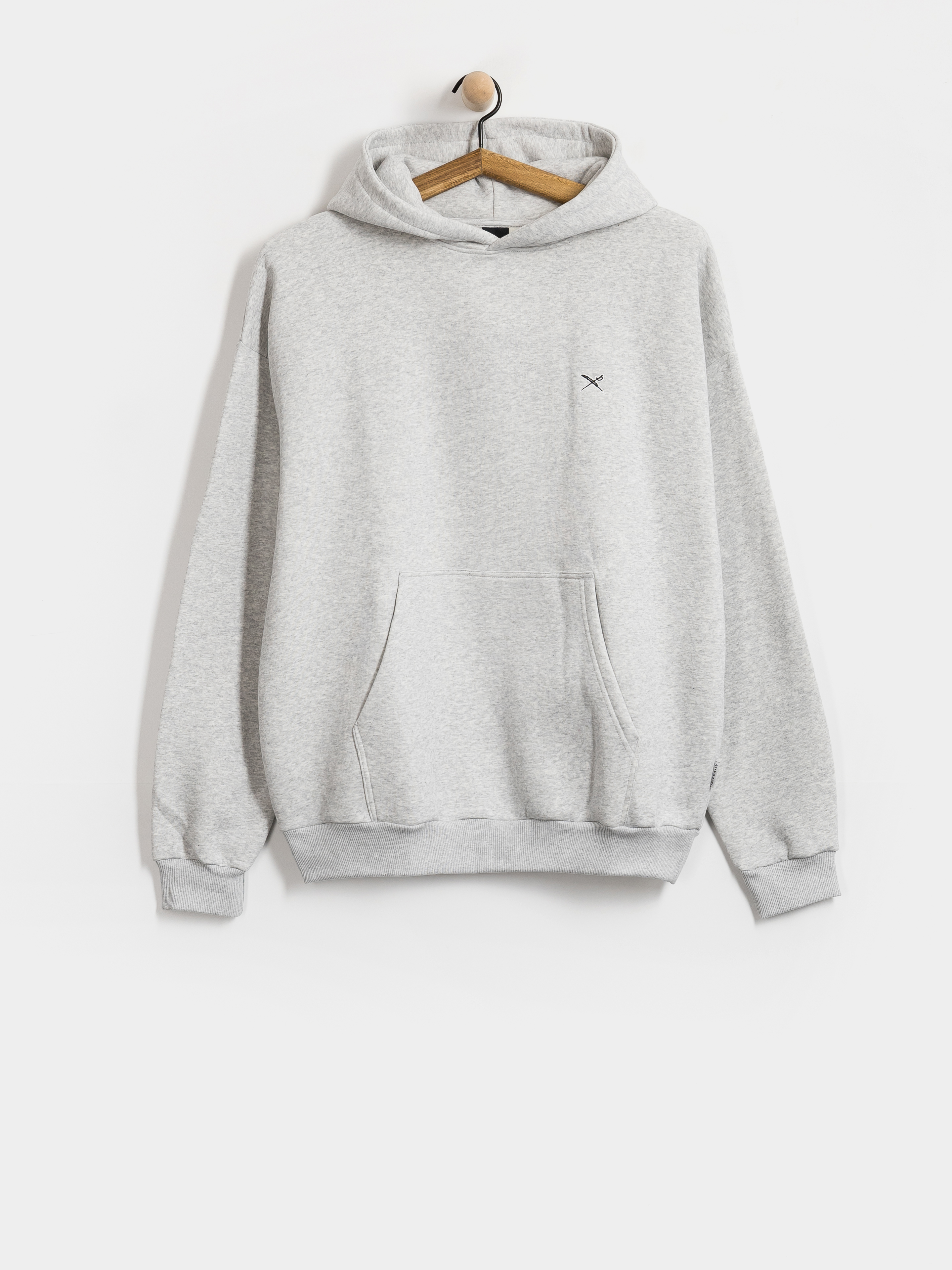 Bluza z kapturem Iriedaily Flagloose HD (grey-mel.)