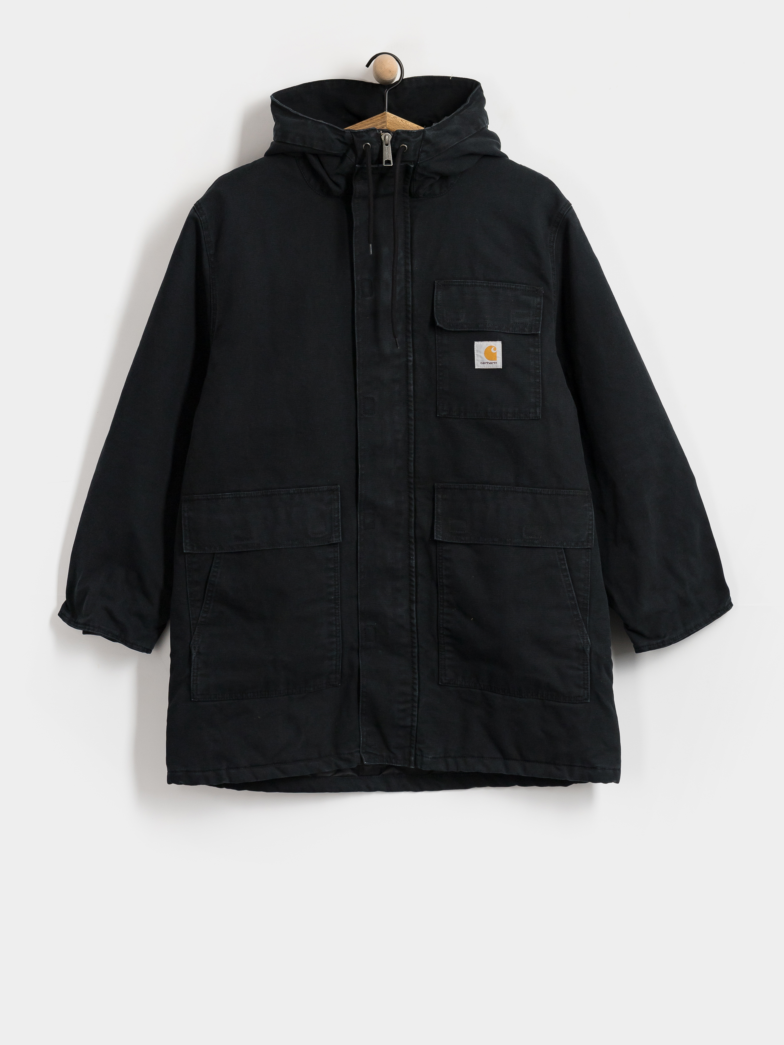 Kurtka Carhartt WIP Boreal Parka (black/stone canvas)