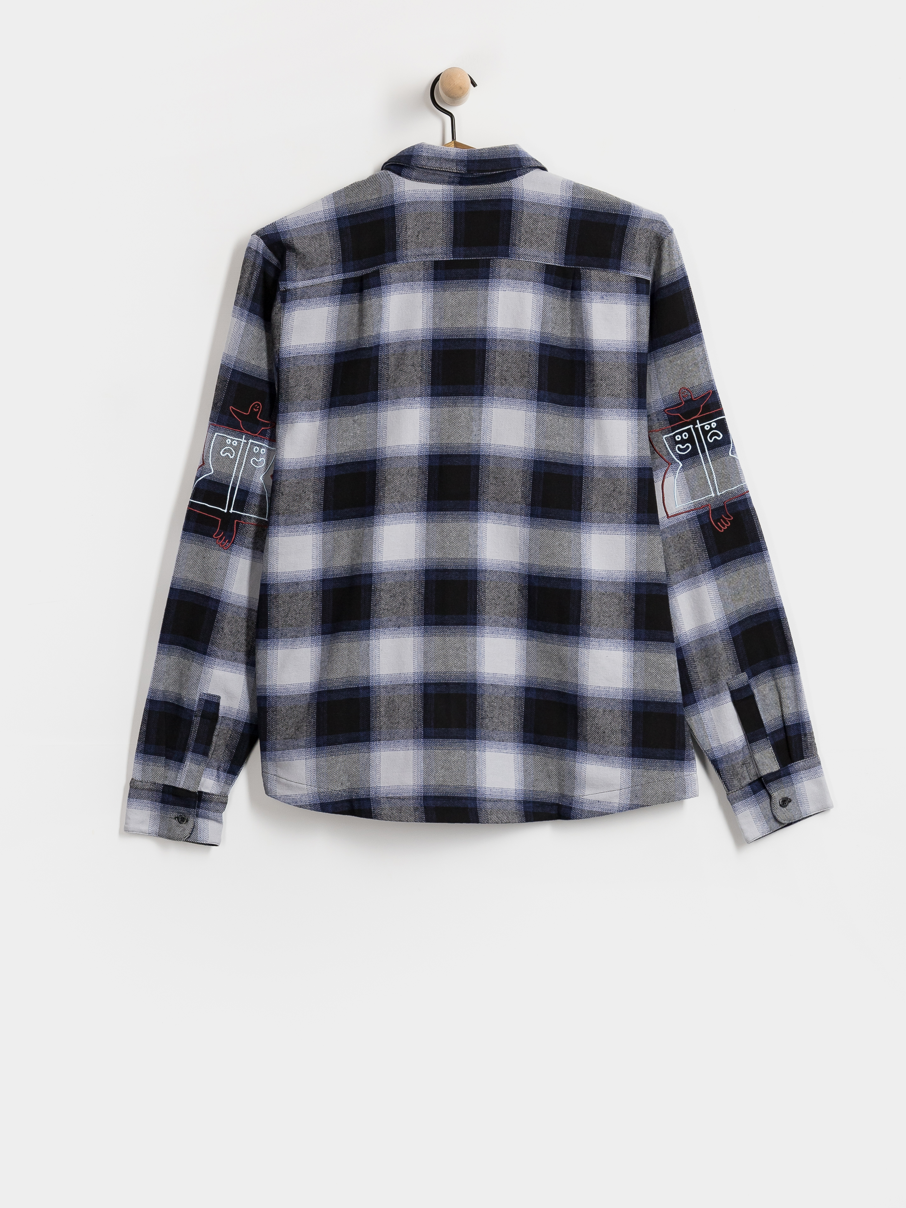 Koszula adidas Gonz Flannel (black/mutprp/halsil)