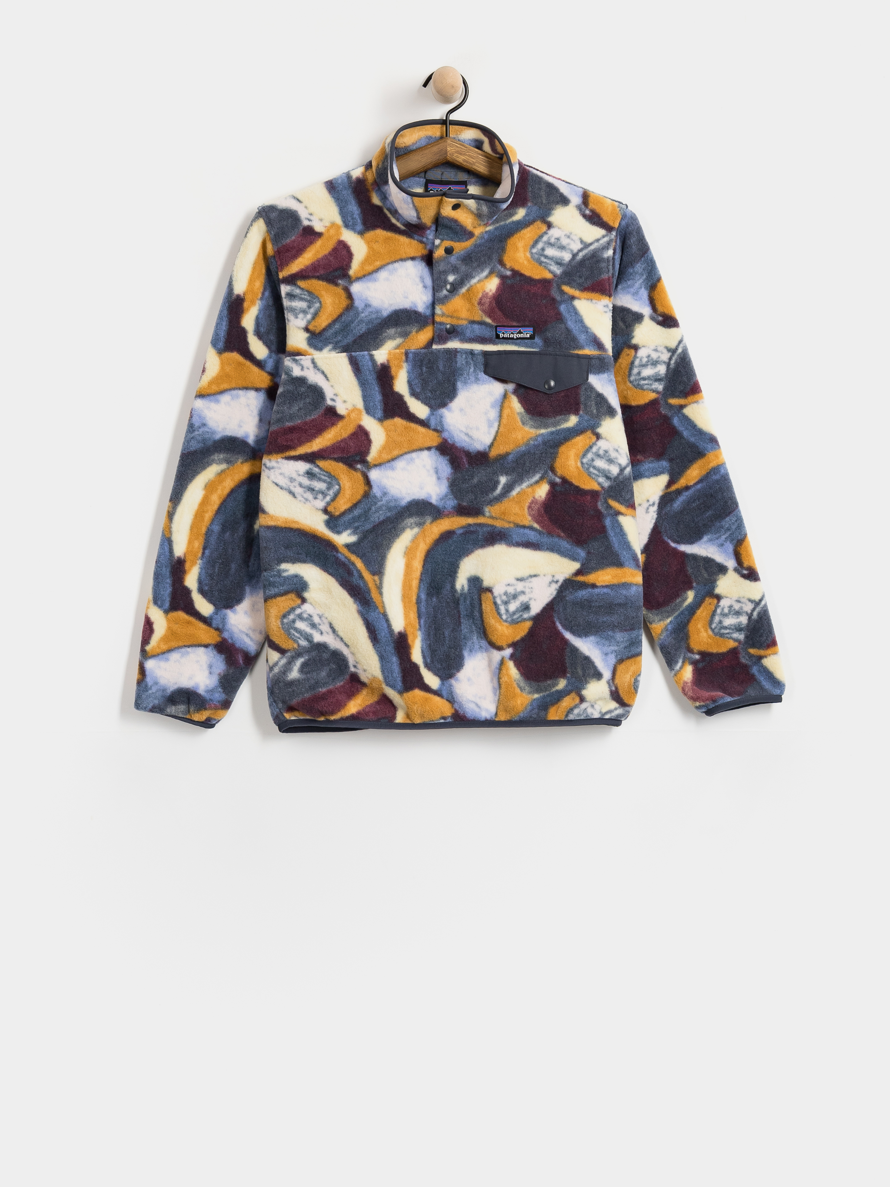 Damski Polar Patagonia Lightweight Synch Snap T (smudge smolder blue)