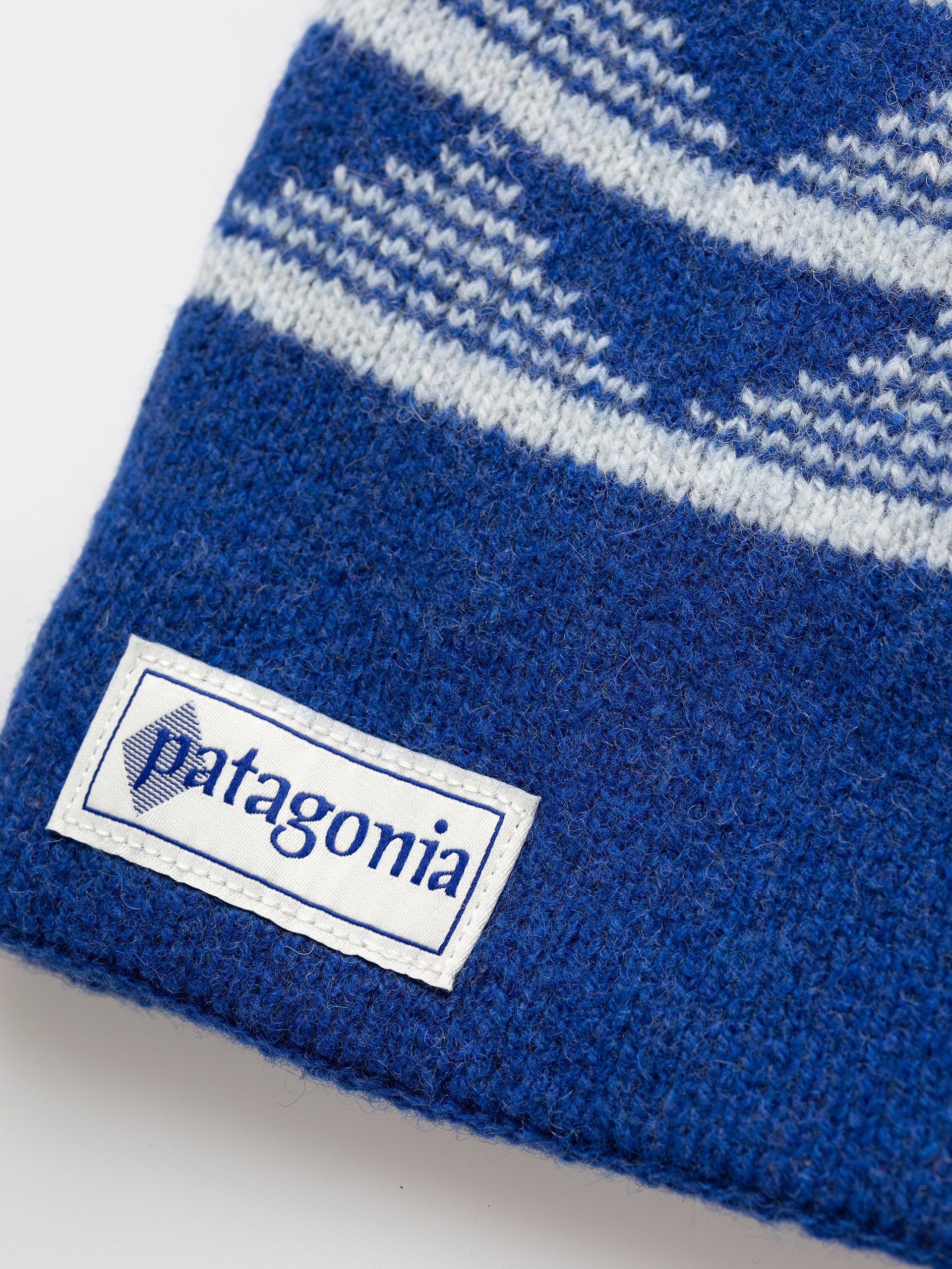 Czapka zimowa Patagonia Cinder (hut tripper stripe cobalt blue)