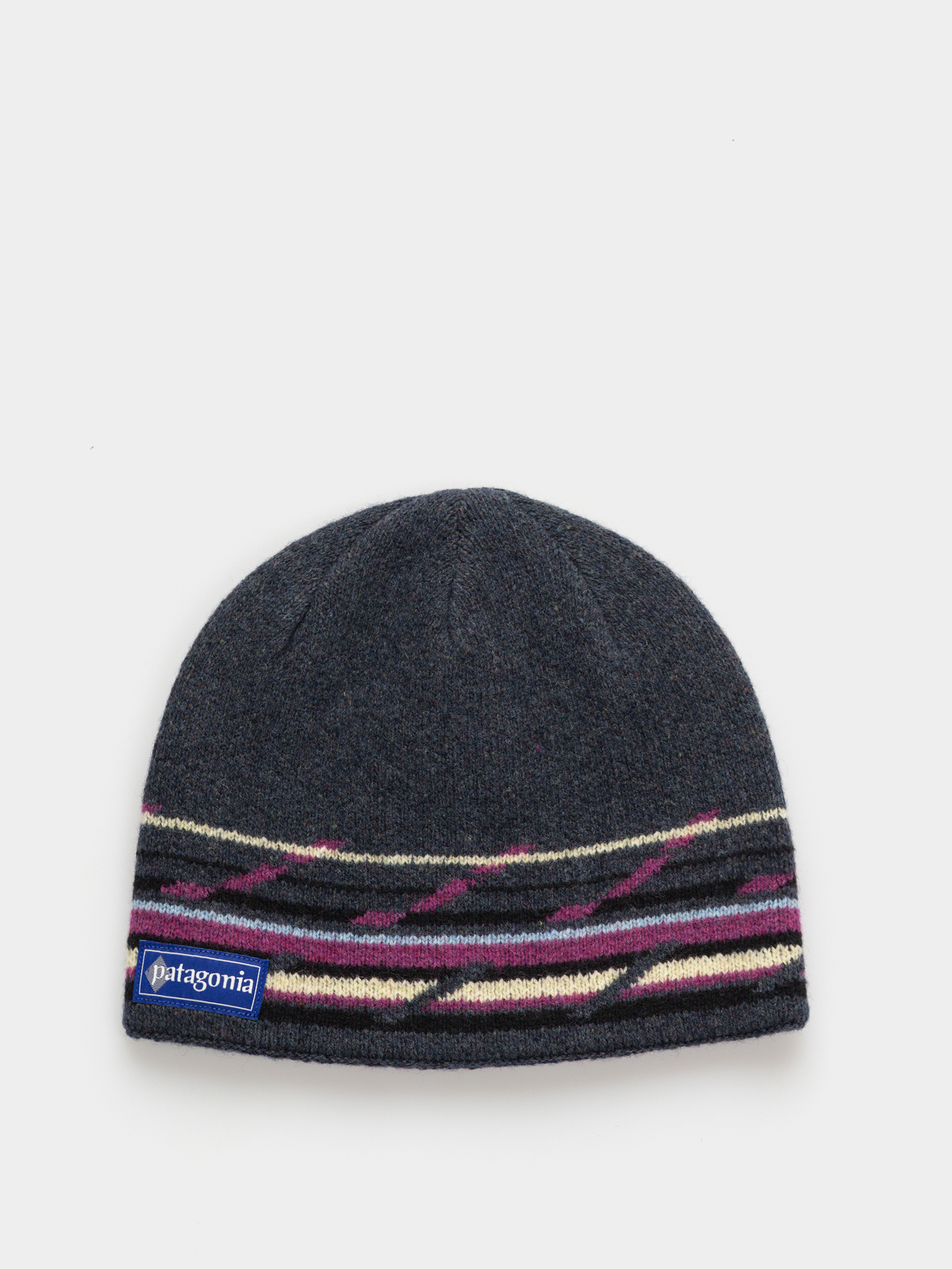 Czapka zimowa Patagonia Cinder (mountain minded geo smolder blue)