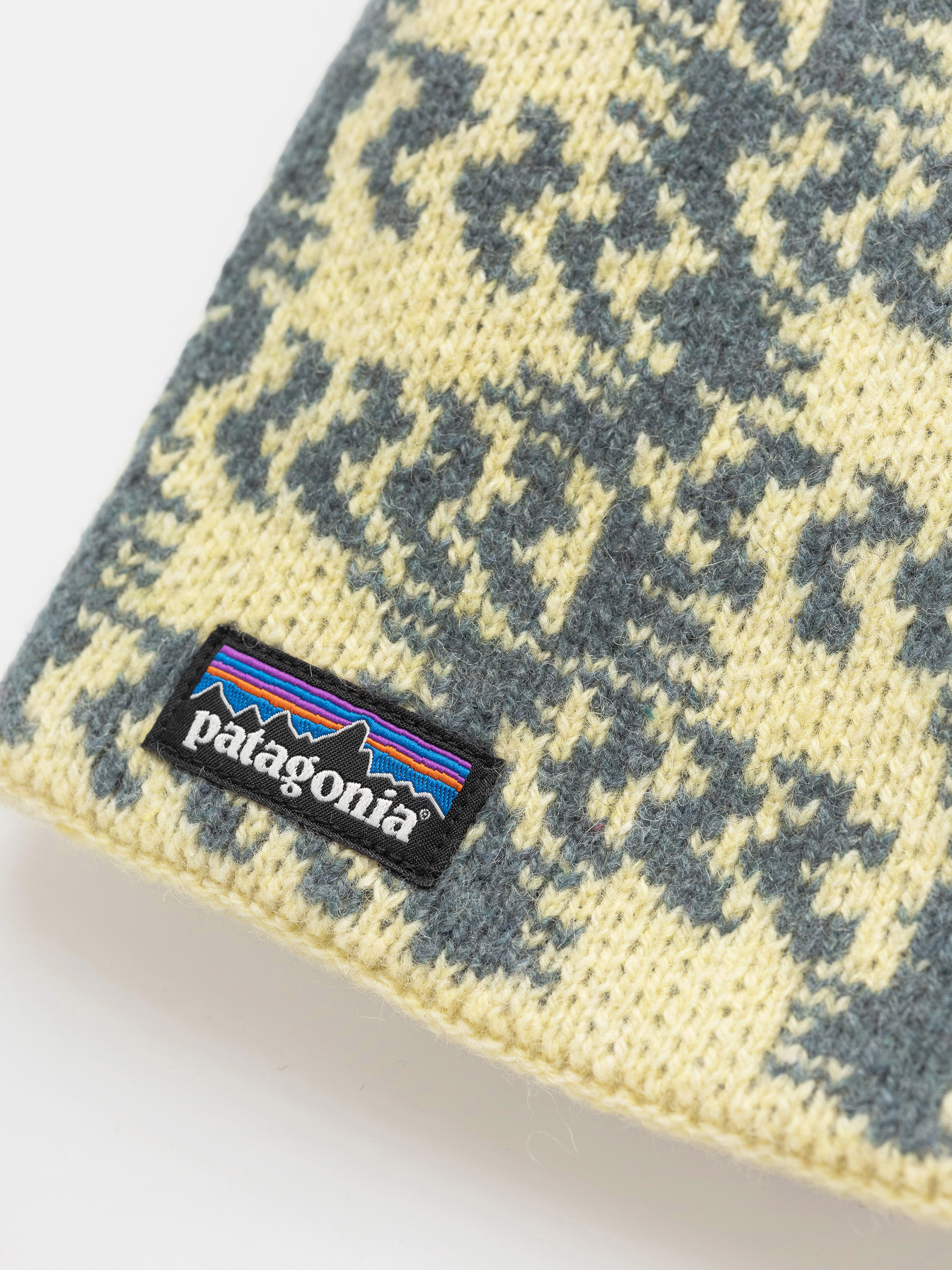 Czapka zimowa Patagonia Cinder (sun quilt blue sage)