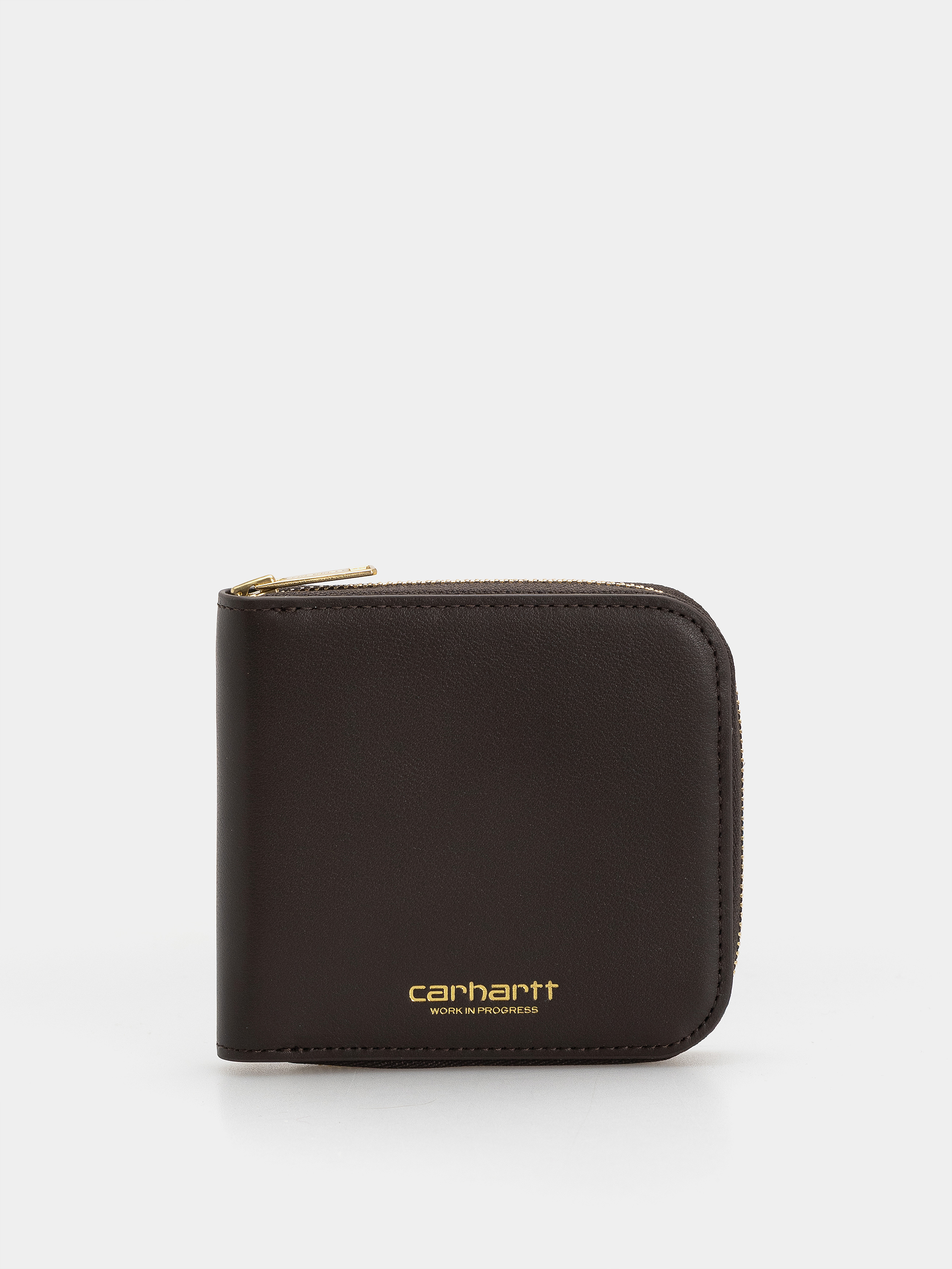 Portfel Carhartt WIP Leather (tobacco/gold)