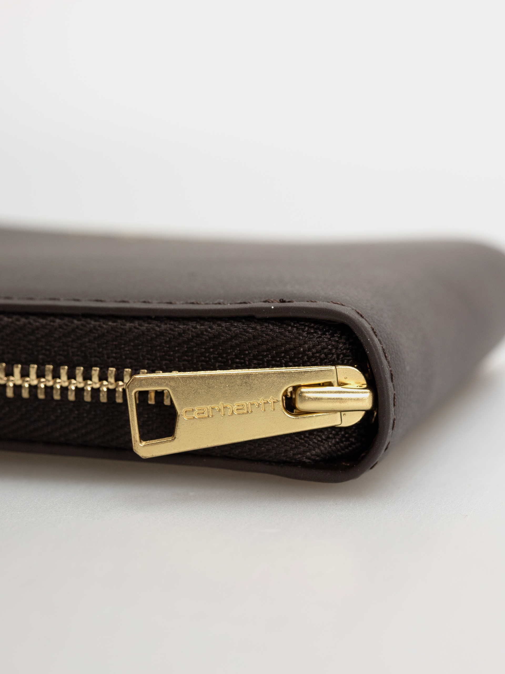 Portfel Carhartt WIP Leather (tobacco/gold)