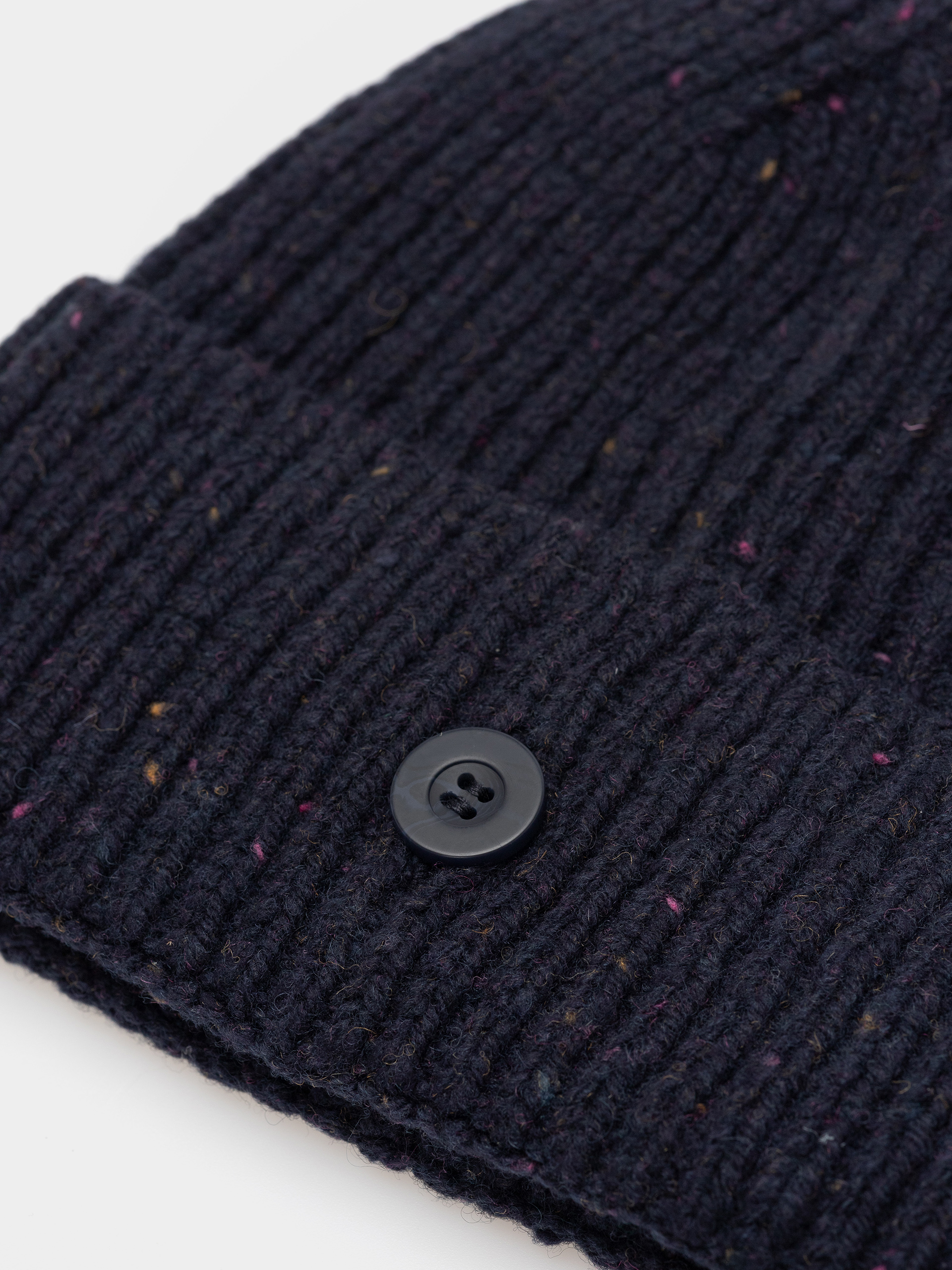 Czapka zimowa Carhartt WIP Anglistic (speckled dark navy)