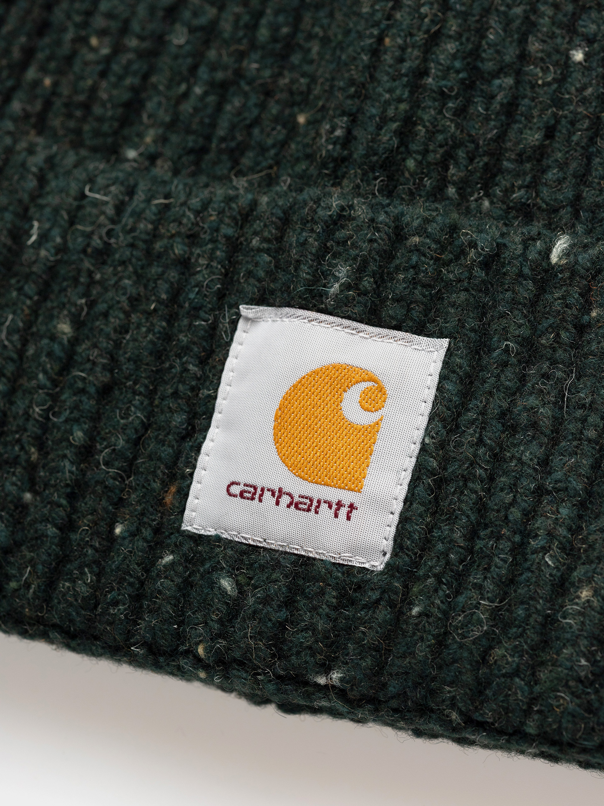 Czapka zimowa Carhartt WIP Anglistic (speckled dark scarab)