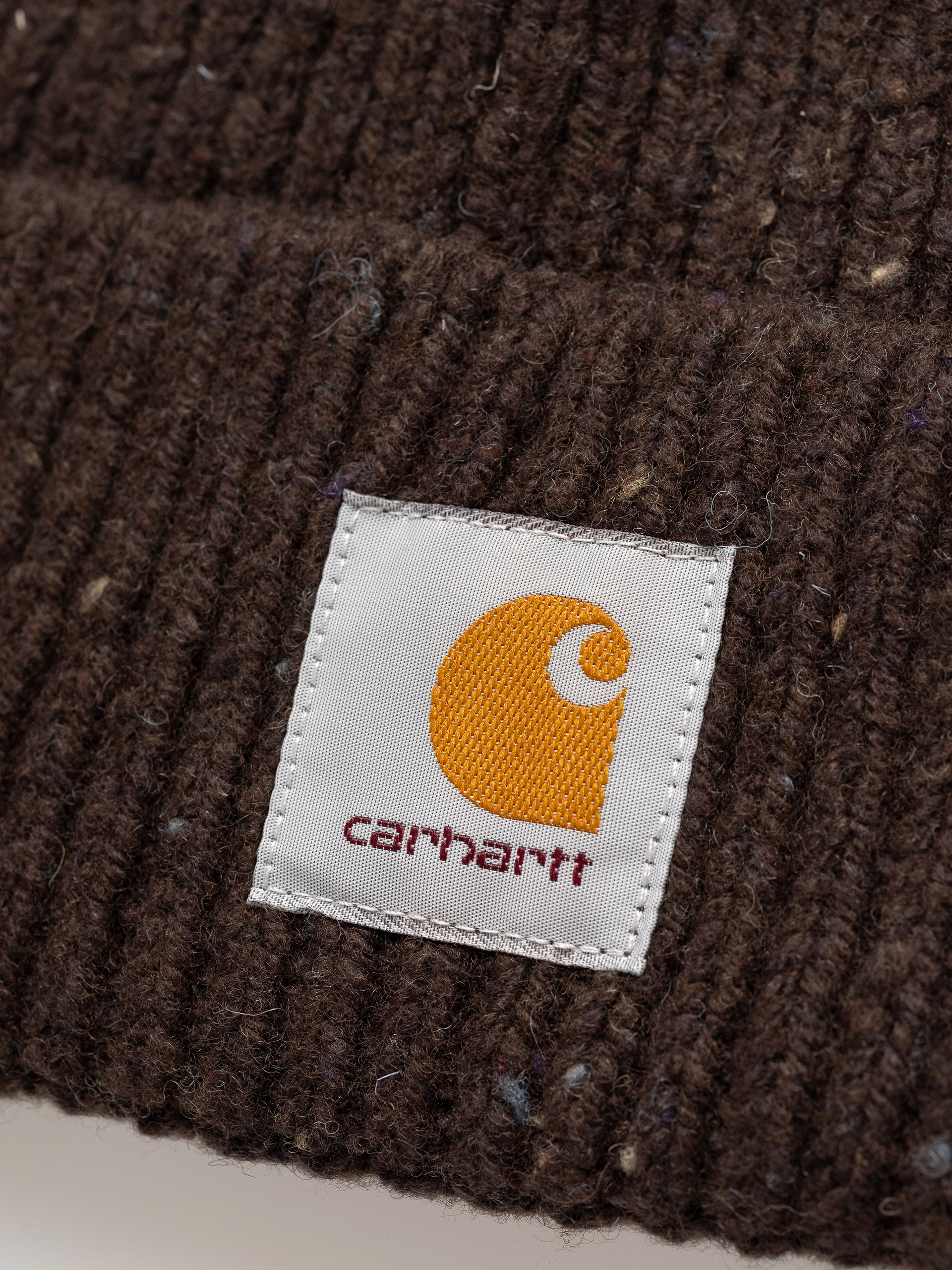 Czapka zimowa Carhartt WIP Anglistic (speckled tobacco)