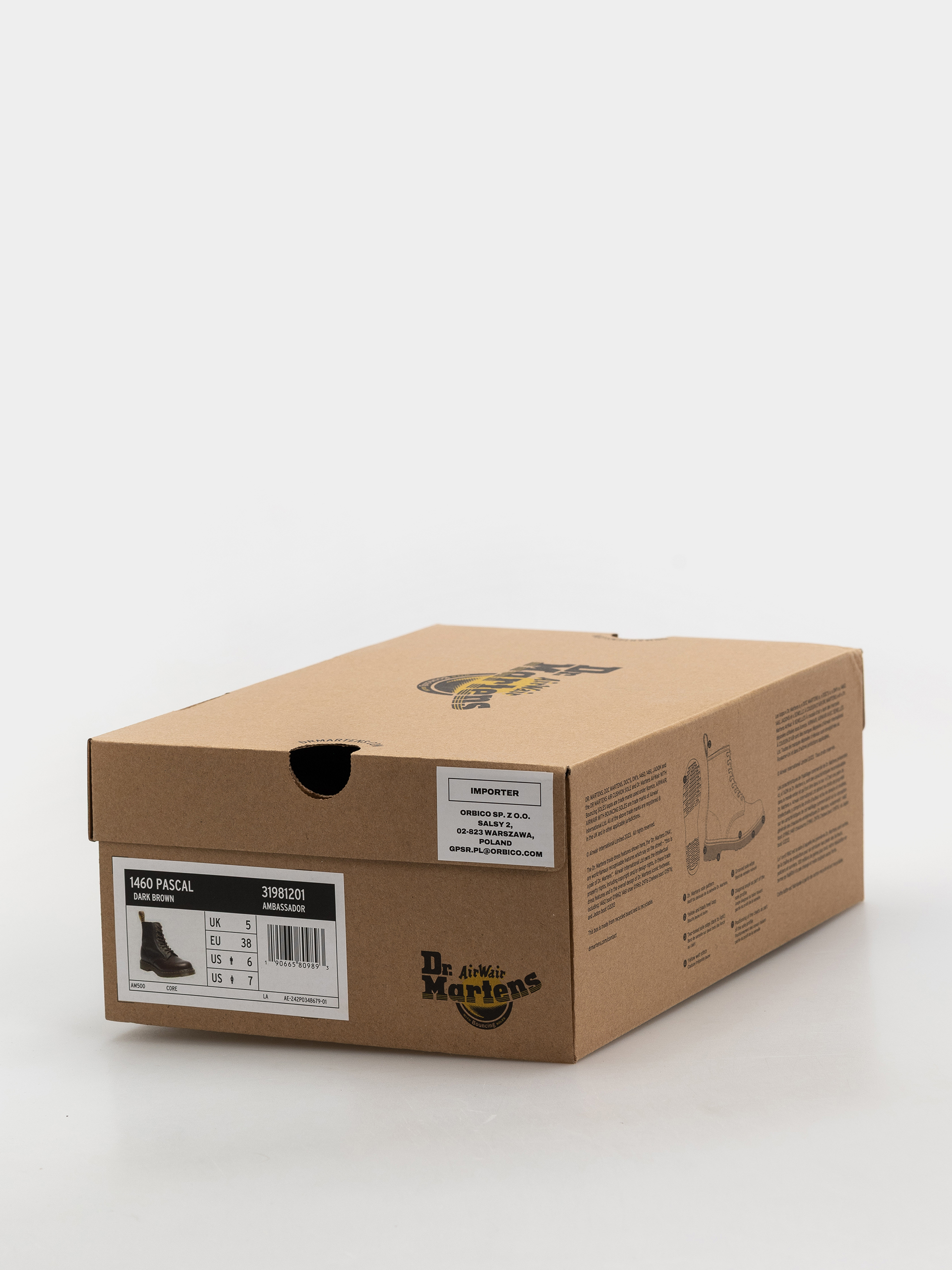Buty Dr. Martens 1460 Pascal (dark brown)