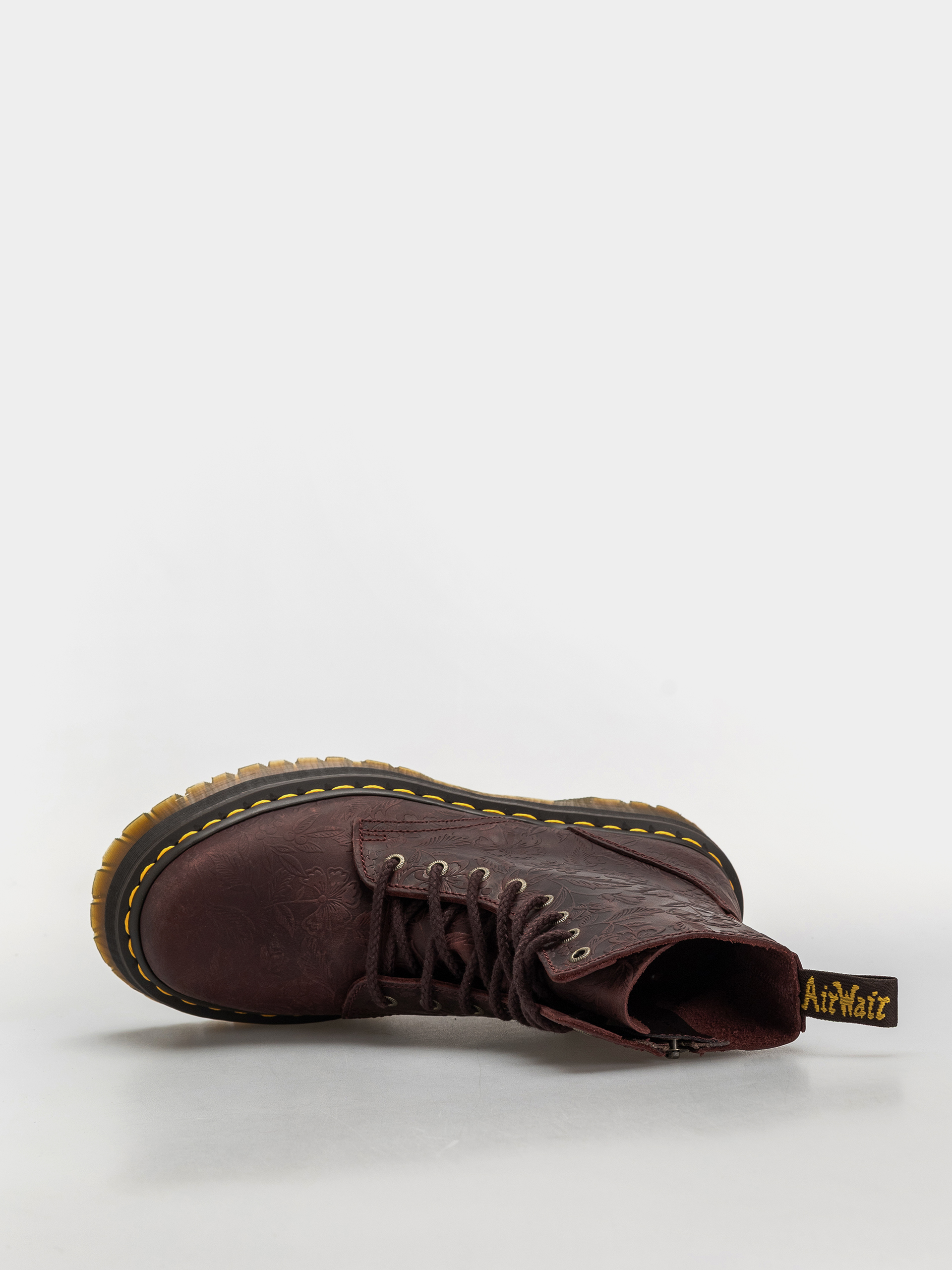 Buty Dr. Martens Jadon Emboss Floral Wmn (cherry red)