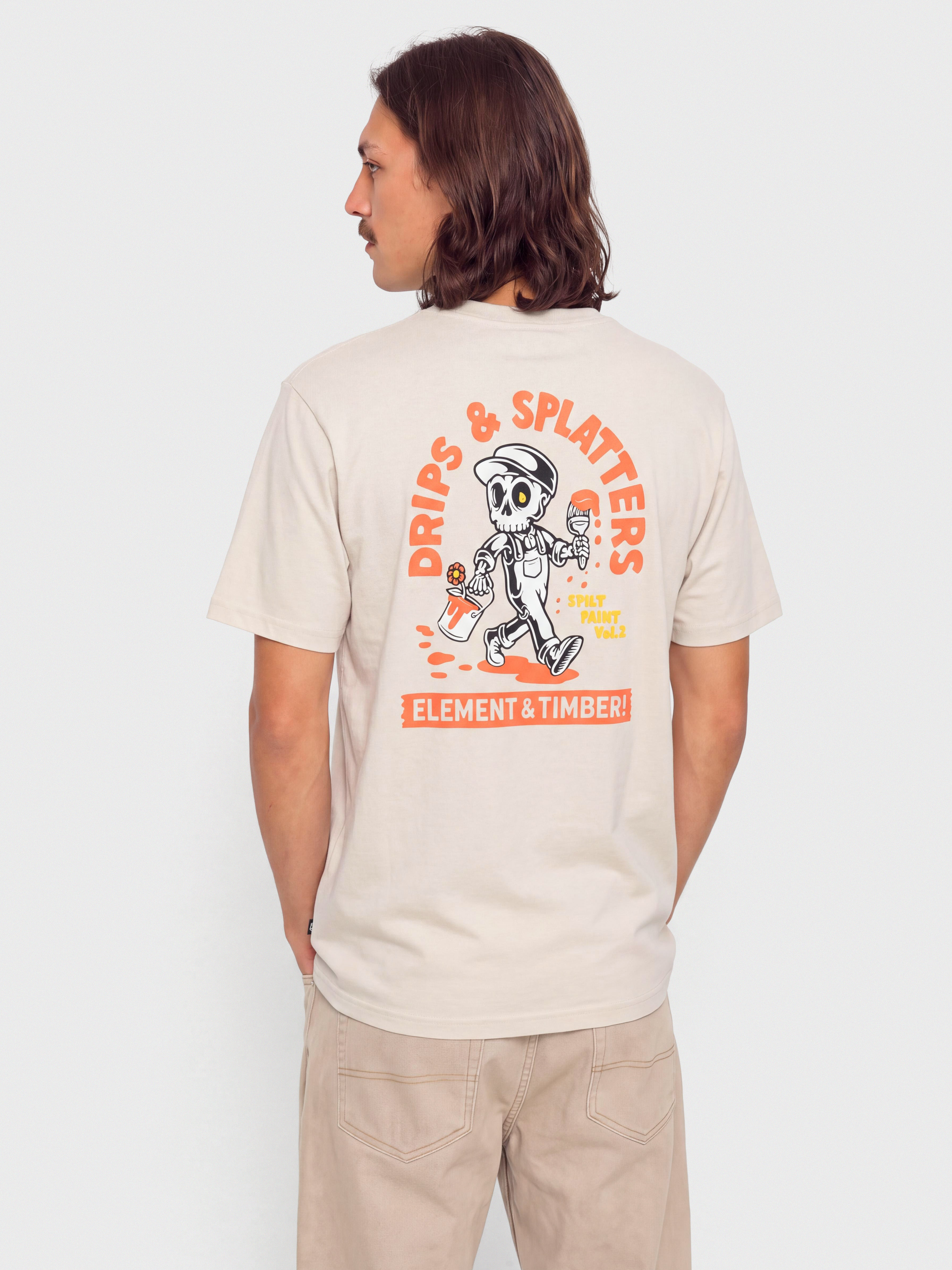 T-shirt Element Timber Drips (oat milk)