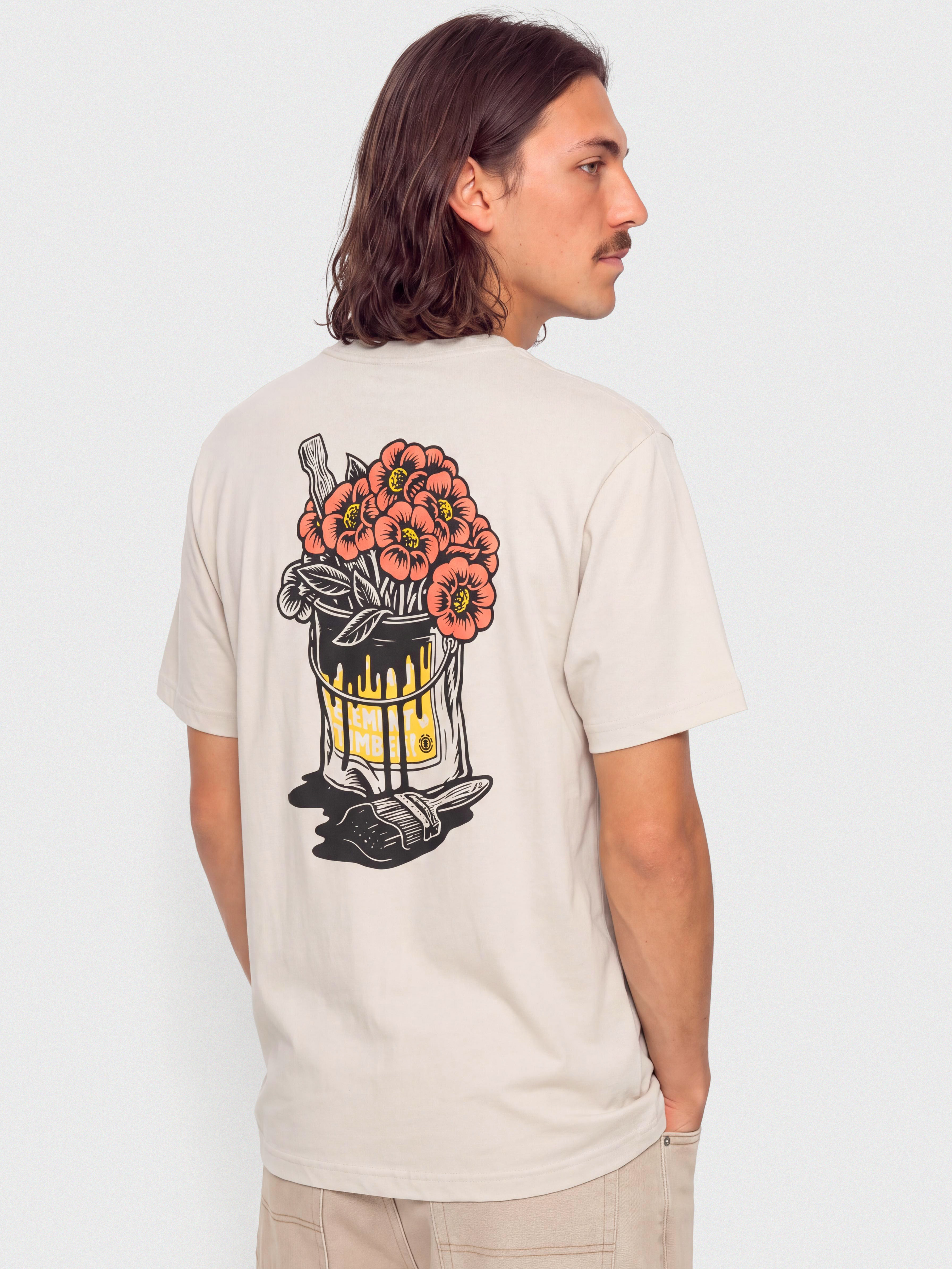 T-shirt Element Timber Flower Pot (oat milk)