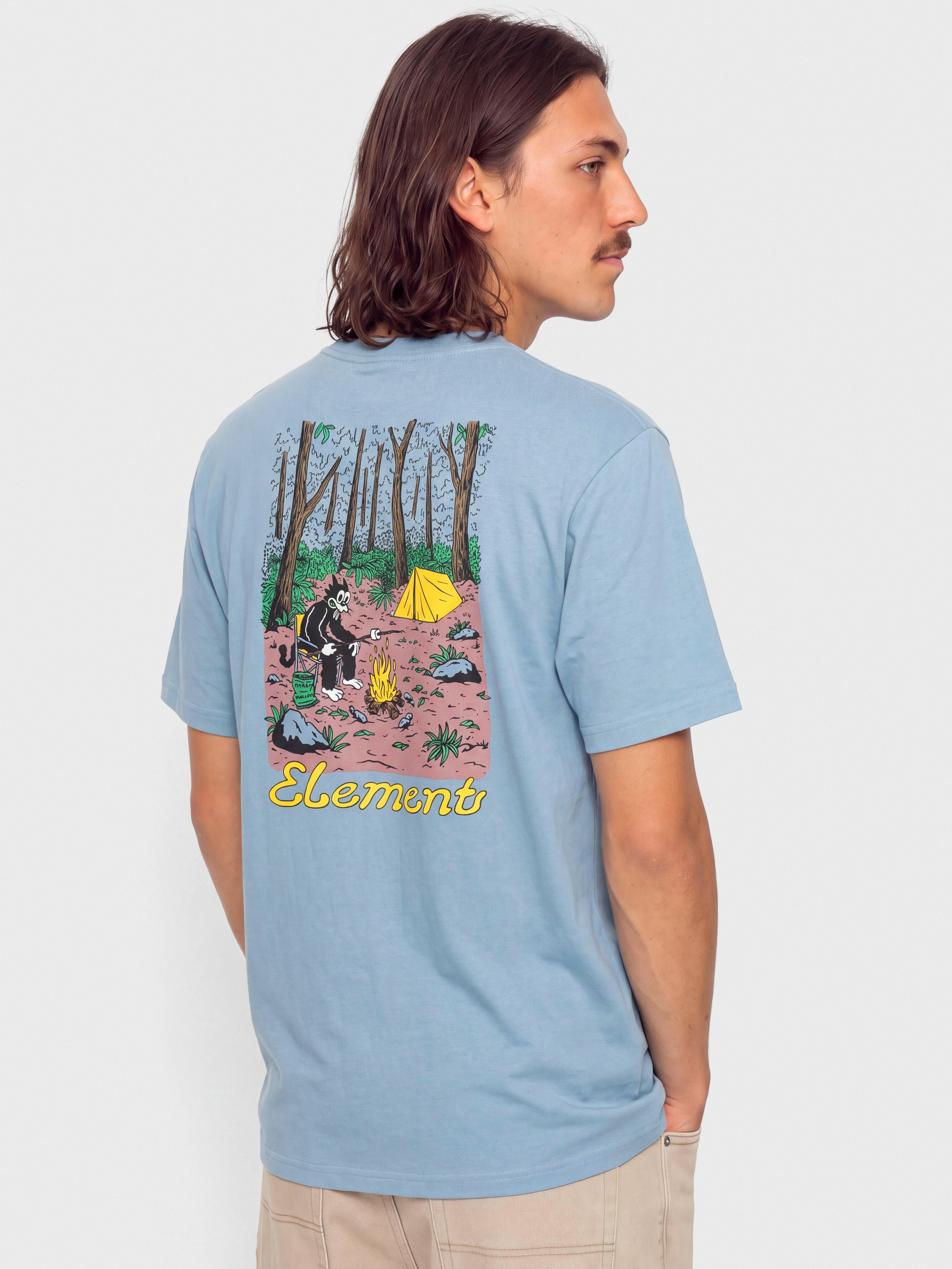 T-shirt Element Marshmallo (faded denim)