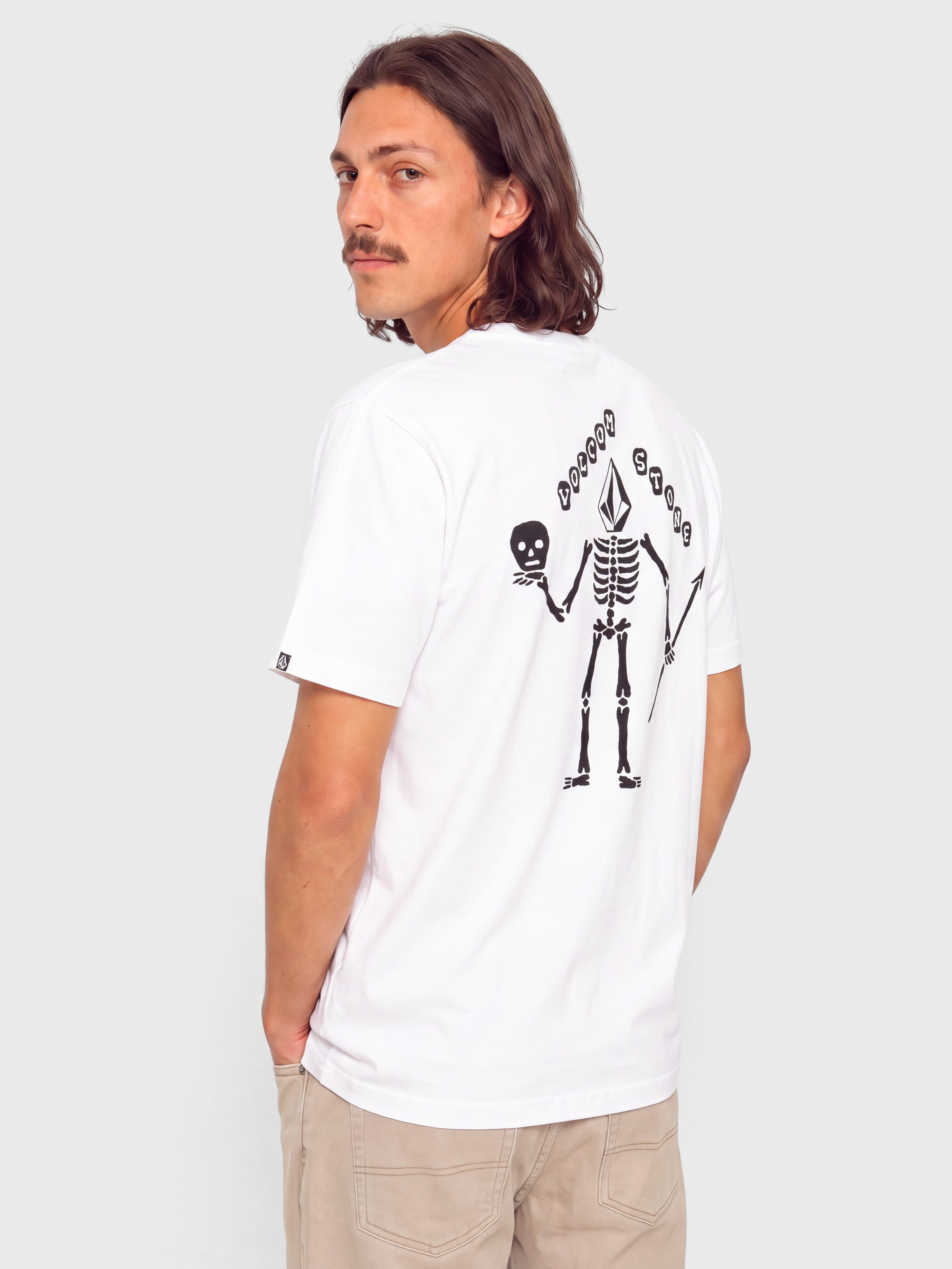 T-shirt Volcom Felix Skull Bsc (white)