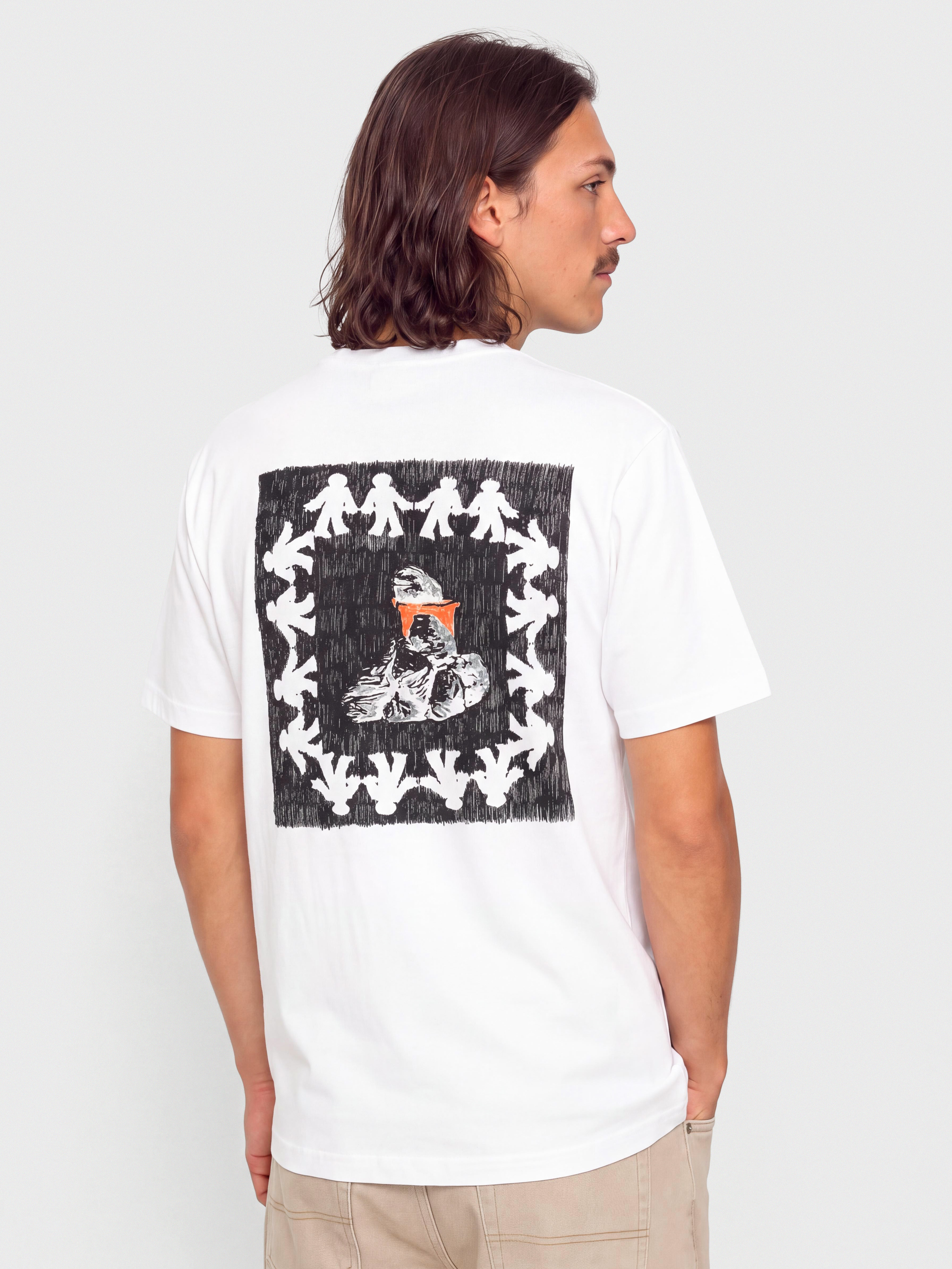 T-shirt Polar Skate Trash Rite (white)