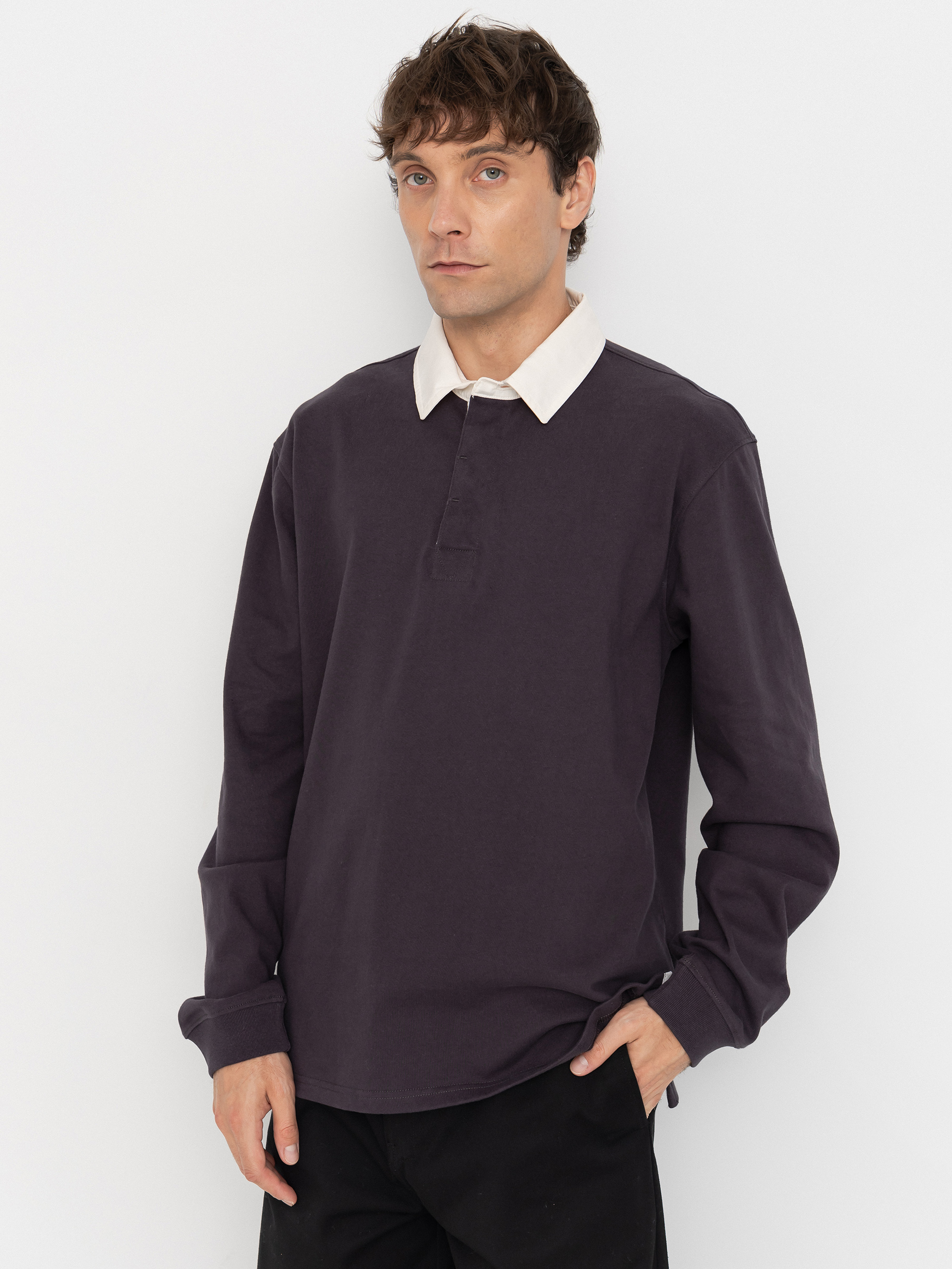 Longsleeve The North Face Red Box Rugby (obsidian)