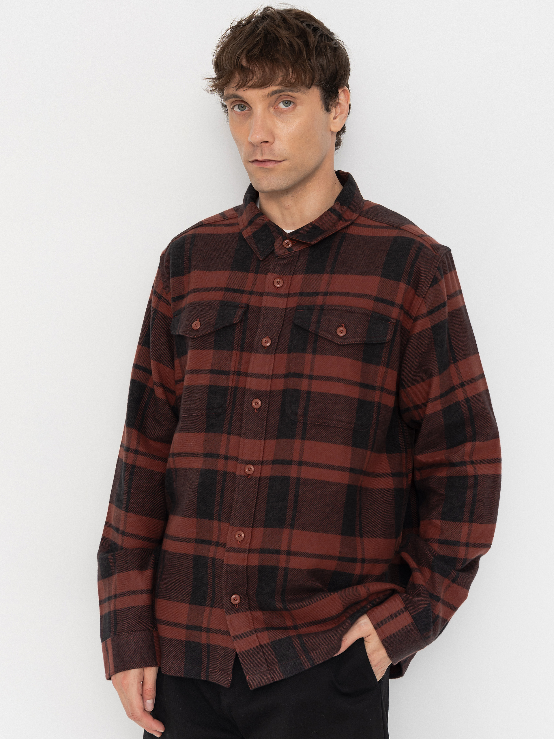 Koszula Patagonia Fjord Flannel (powder rusty red)