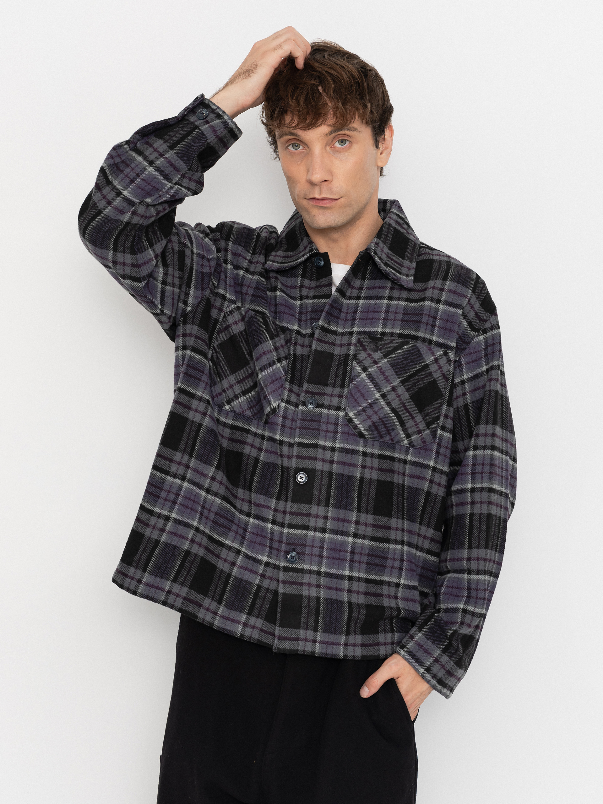 Koszula Carhartt WIP Parson (parson check shady purple)