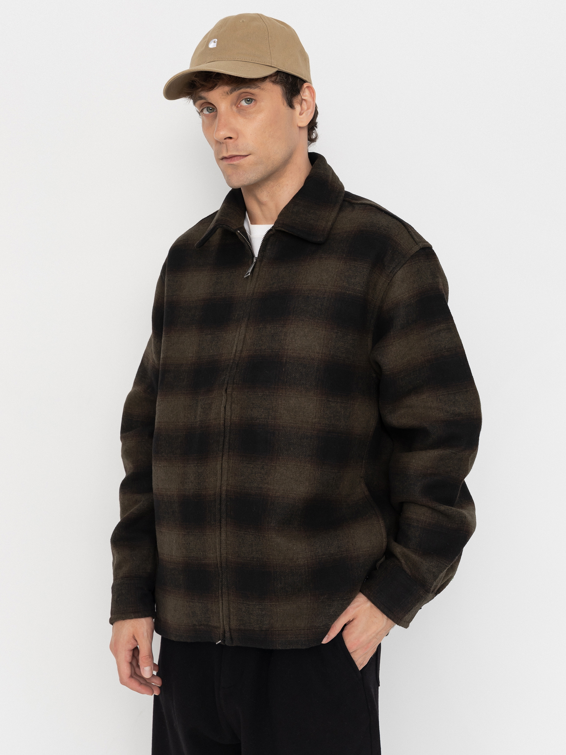 Kurtka Carhartt WIP Alton (alton check cypress)