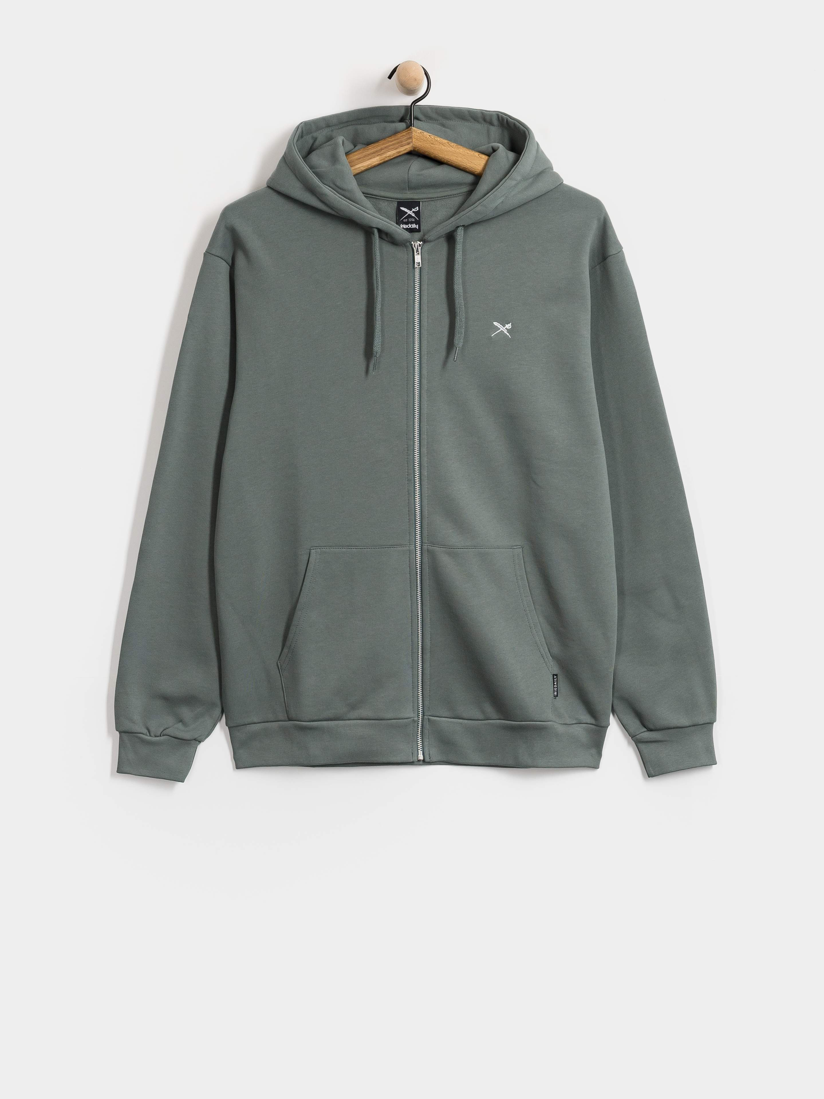 Bluza z kapturem Iriedaily Mini Flag 2 ZHD (jungle green)