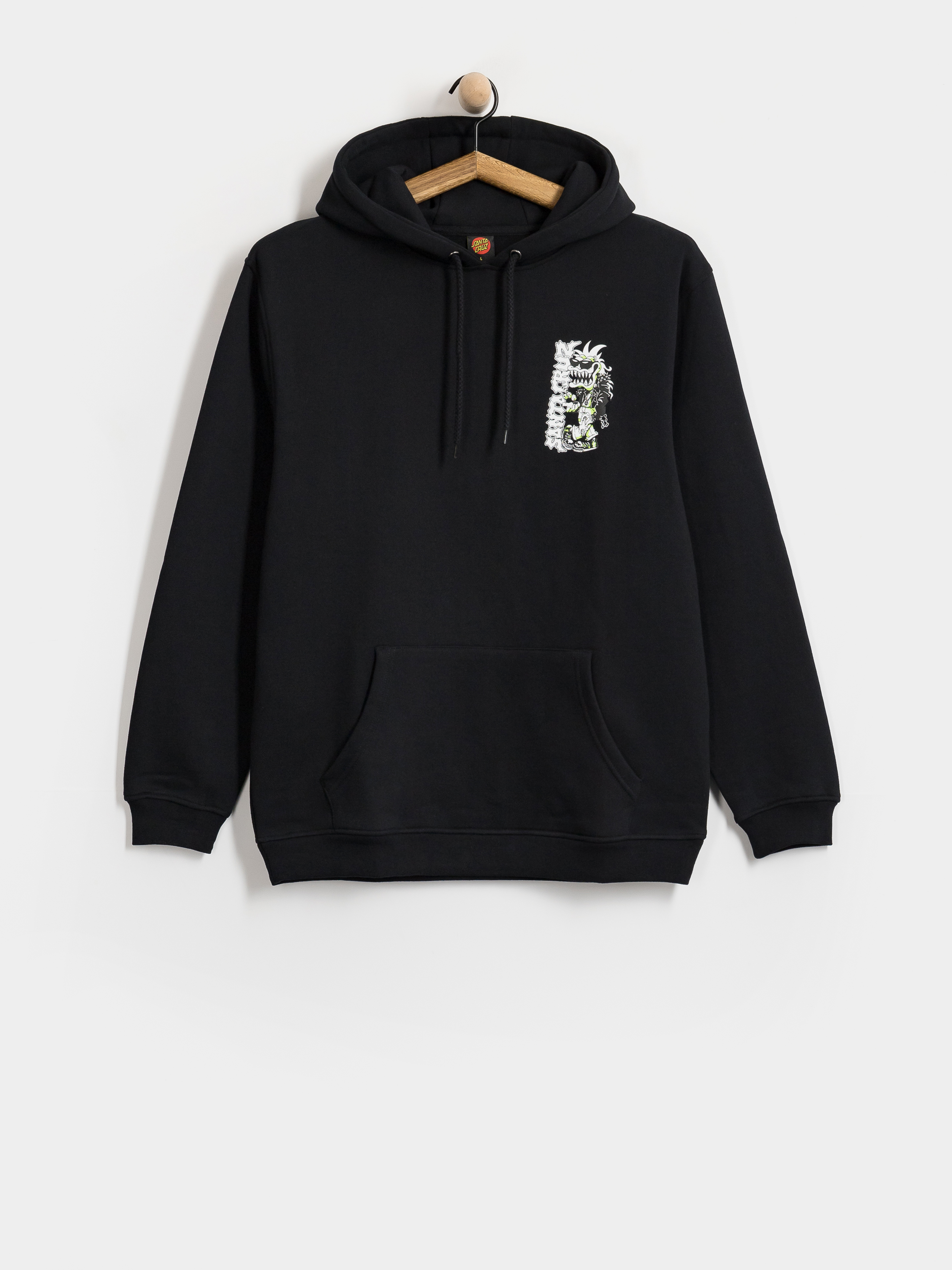 Bluza z kapturem Santa Cruz Punk Gremlin HD (black)