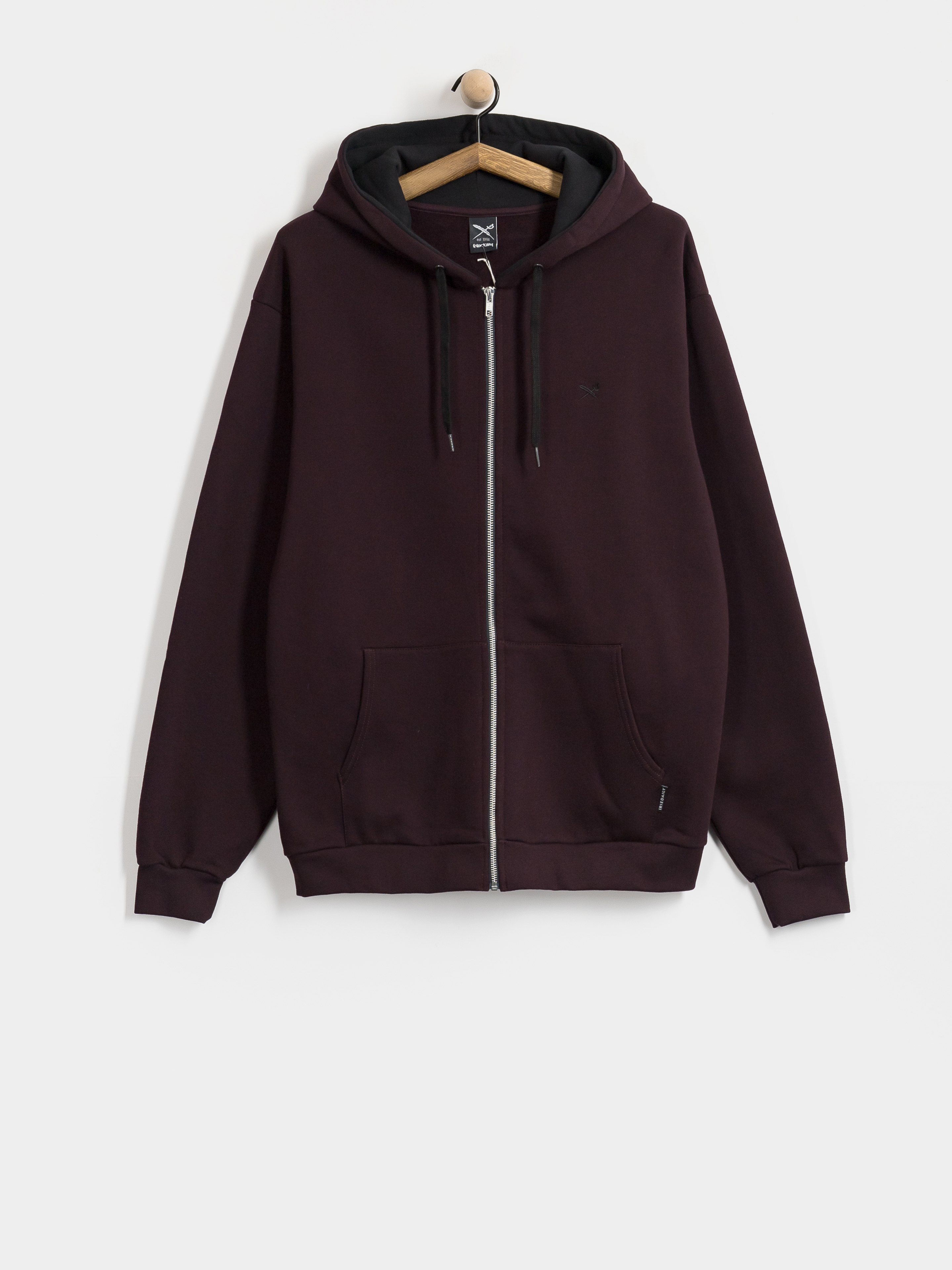 Bluza z kapturem Iriedaily Mini Flag 2 ZHD (aubergine)