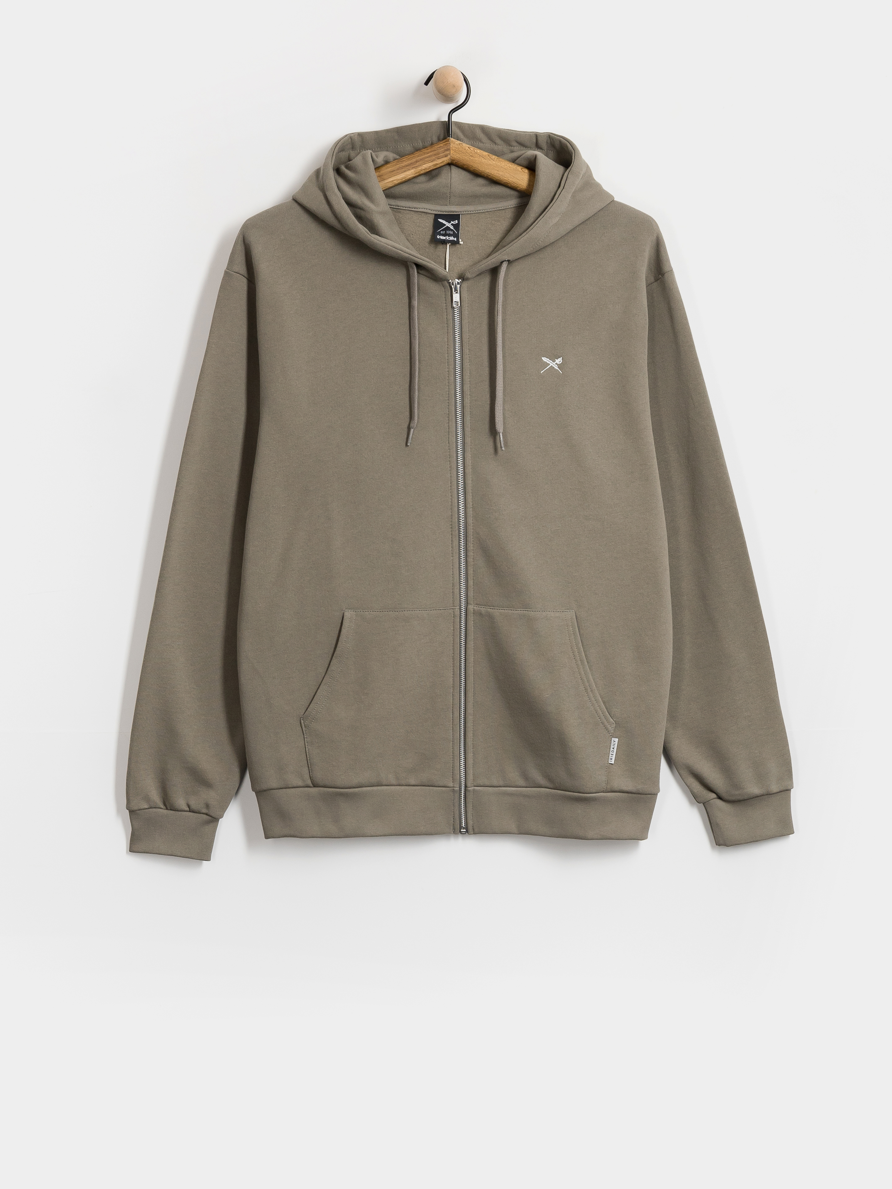 Bluza z kapturem Iriedaily Mini Flag 2 ZHD (smokey olive)