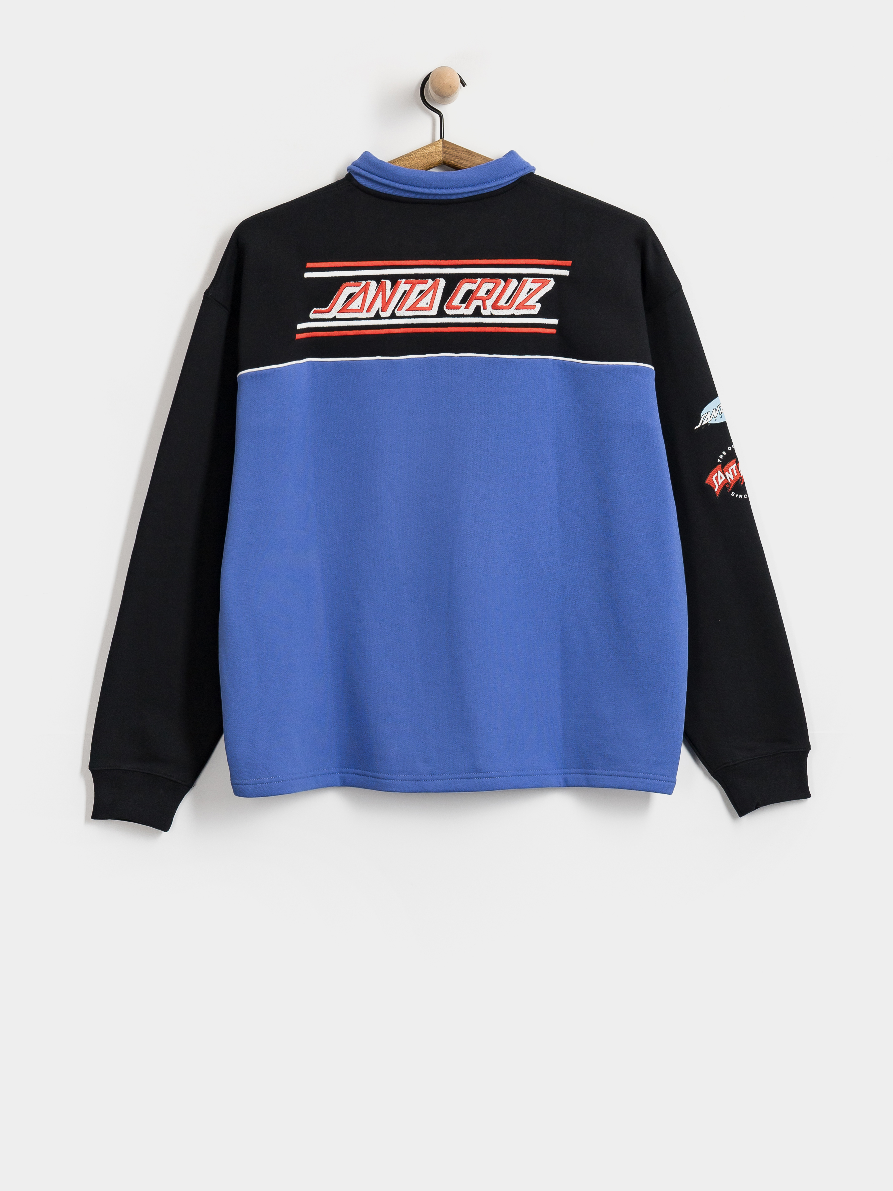 Bluza Santa Cruz Podium 1/4 Zip (black/sapphire)