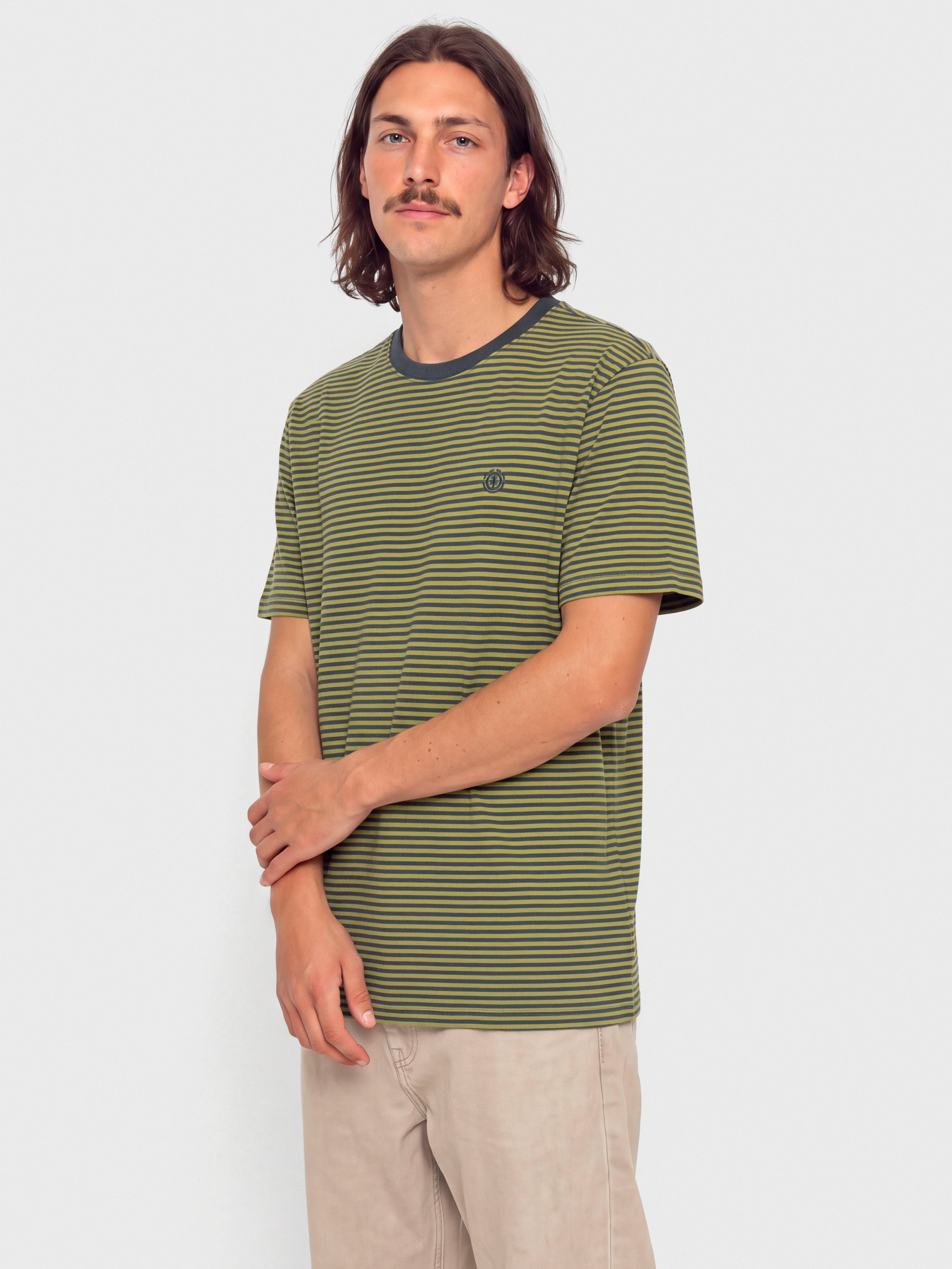 T-shirt Element Icon Embroidery (darkslate/greenolive)