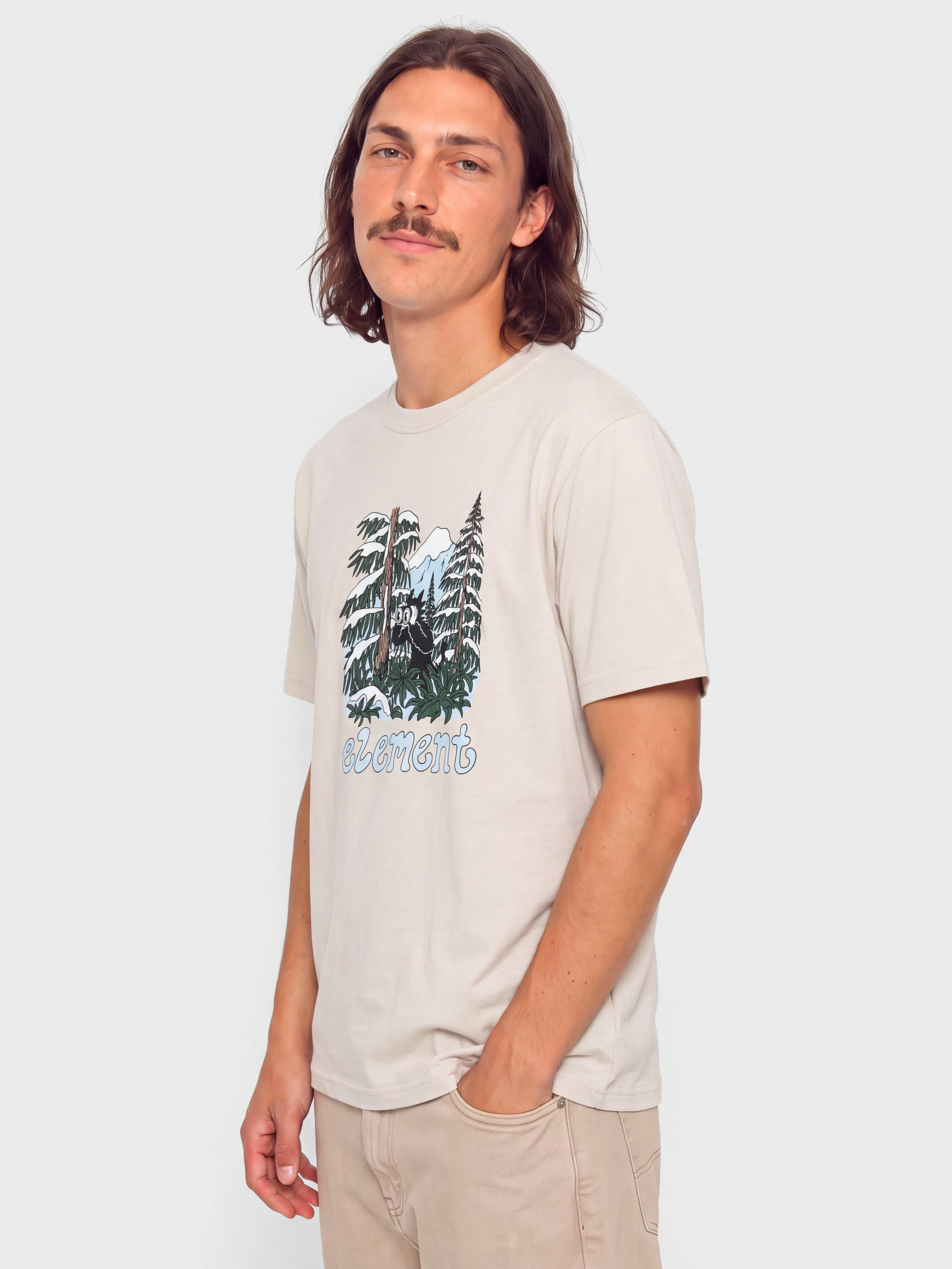 T-shirt Element Watching (oat milk)