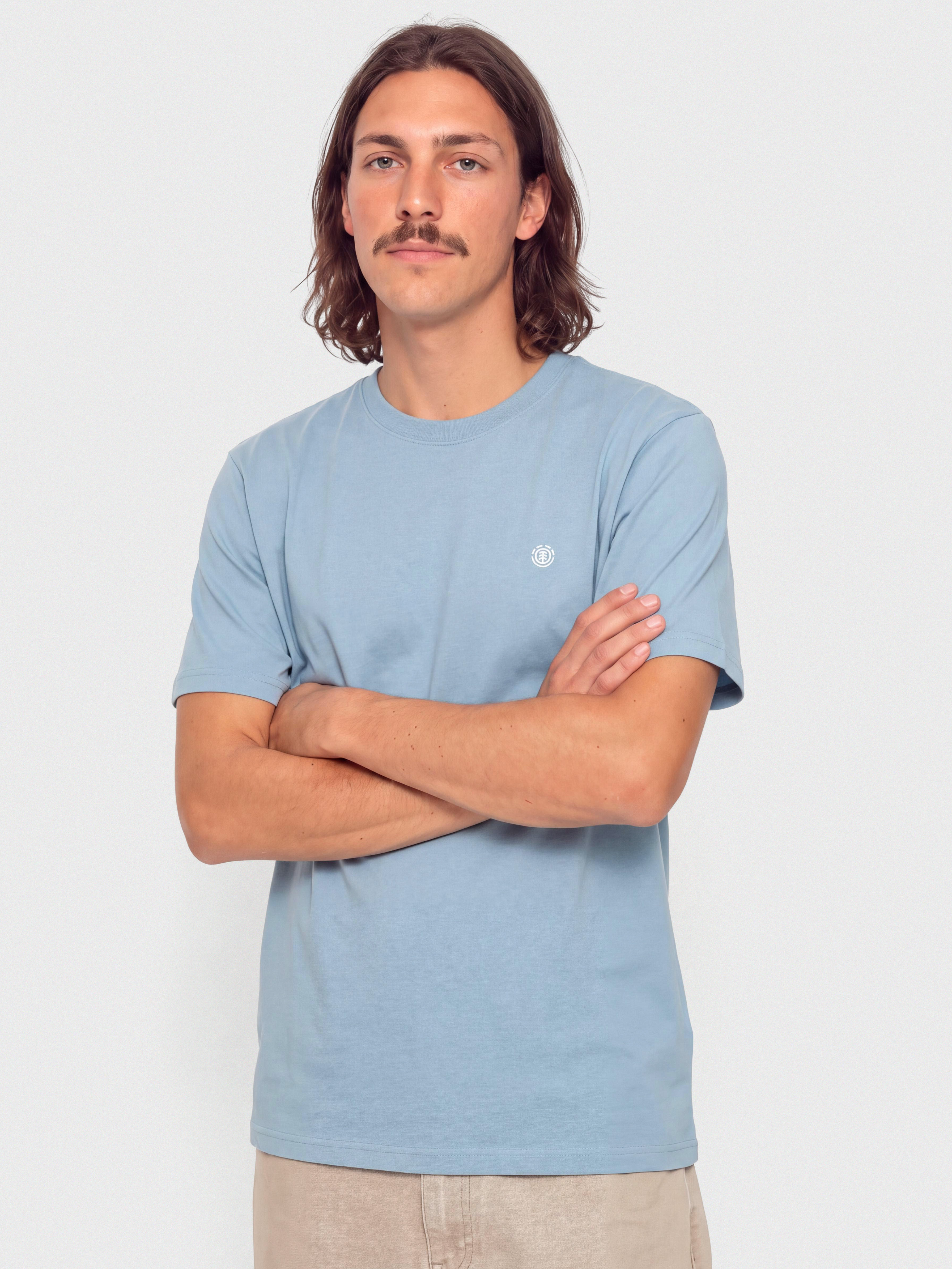 T-shirt Element Icon Embroidery (faded denim)