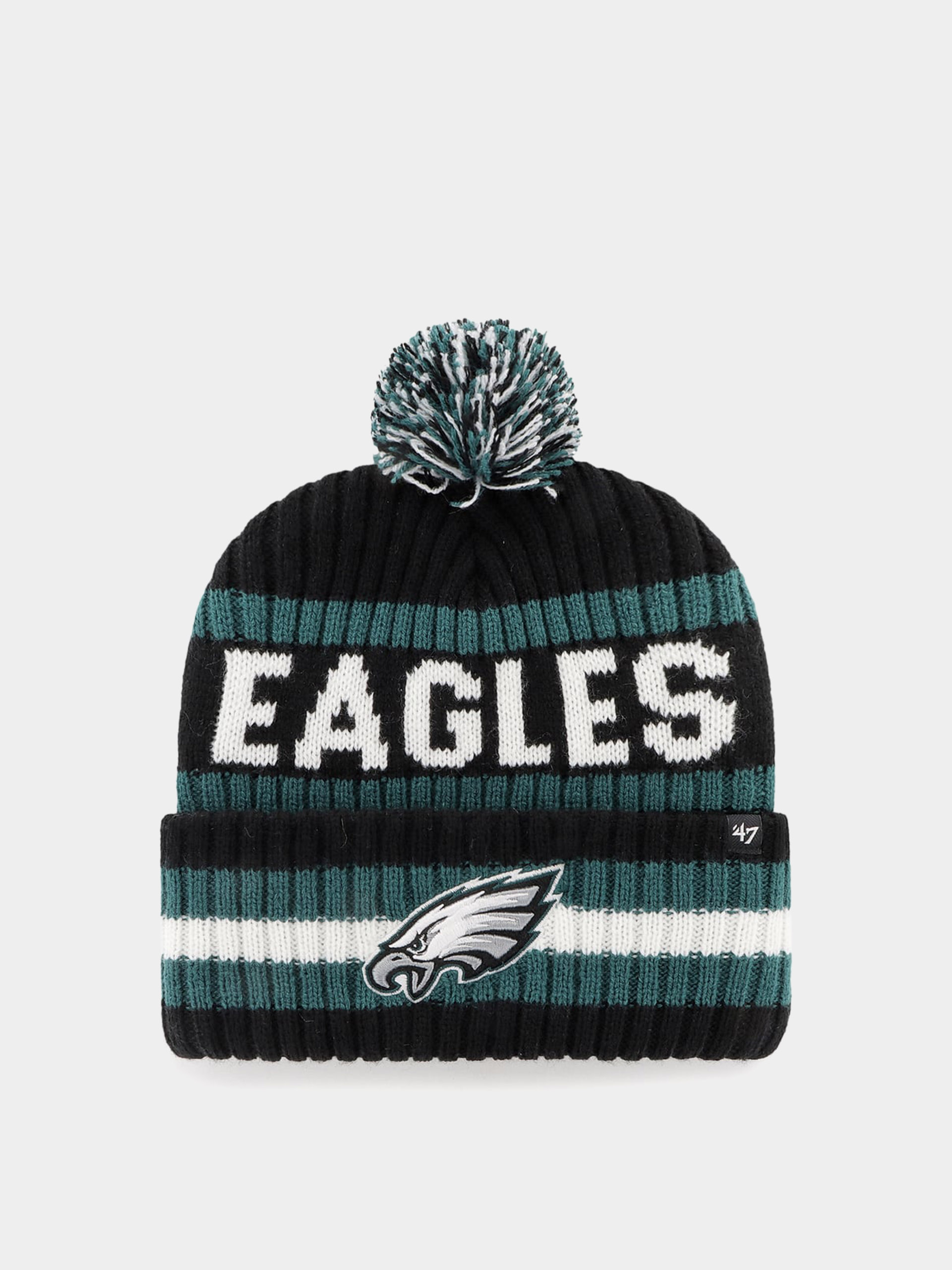 Czapka zimowa 47 Brand Bering Cuff Knit Philadelphia Eagles (black)