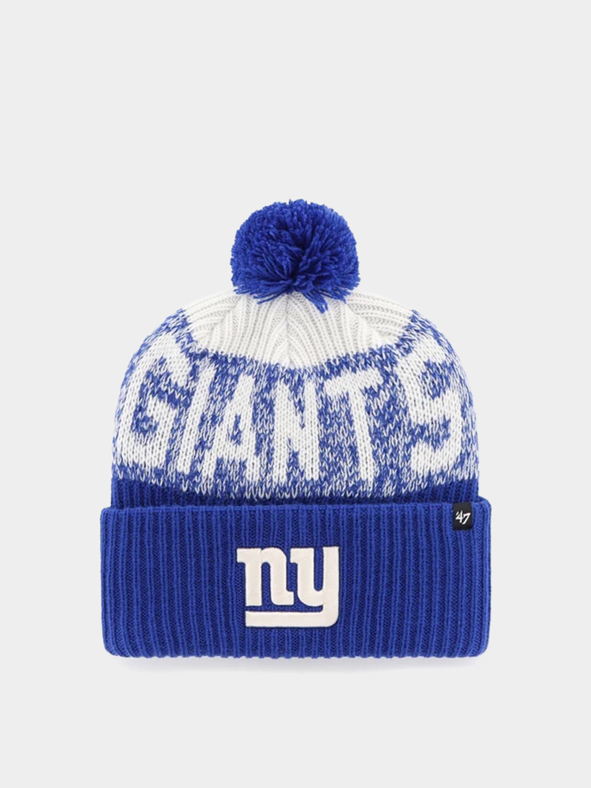 Czapka zimowa 47 Brand Bone Chill Cuff Knit New York Giants
