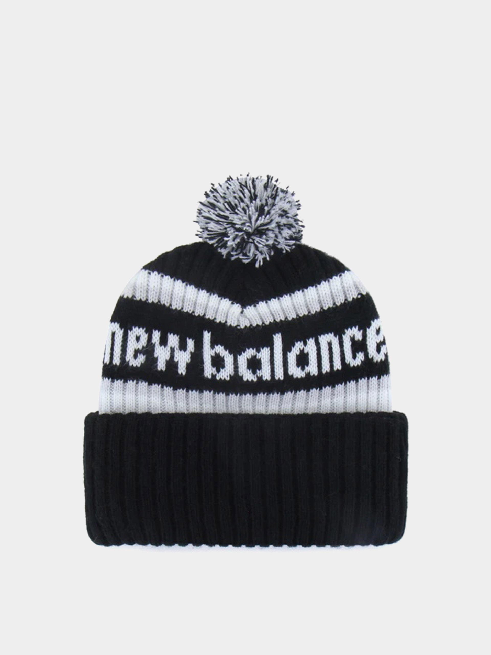 Czapka zimowa 47 Brand X NB Bering 47 Cuff Knit (black grey matter sea salt)