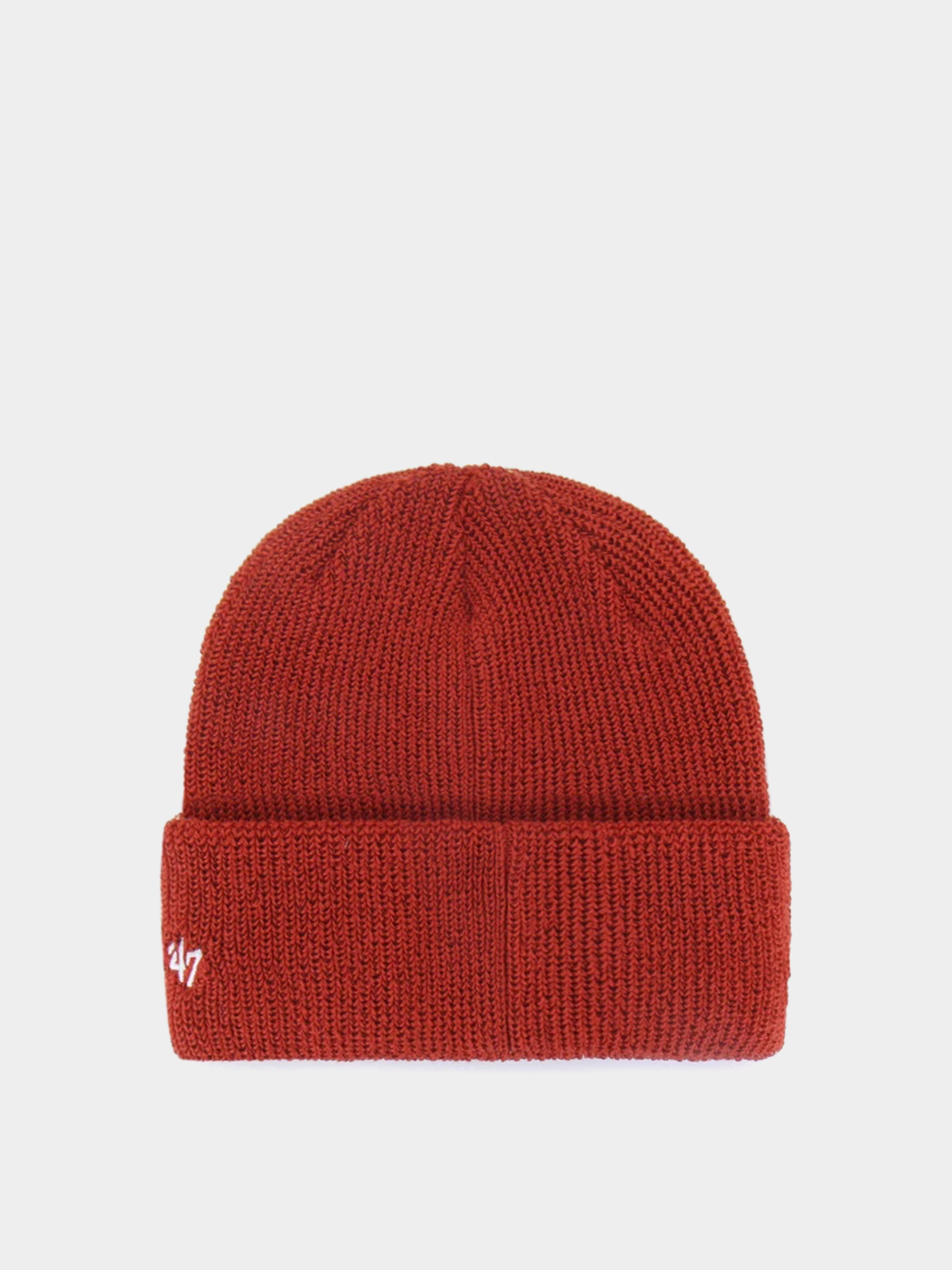 Czapka zimowa 47 Brand X NB Core Cuff Knit (hot tomato w/ white)