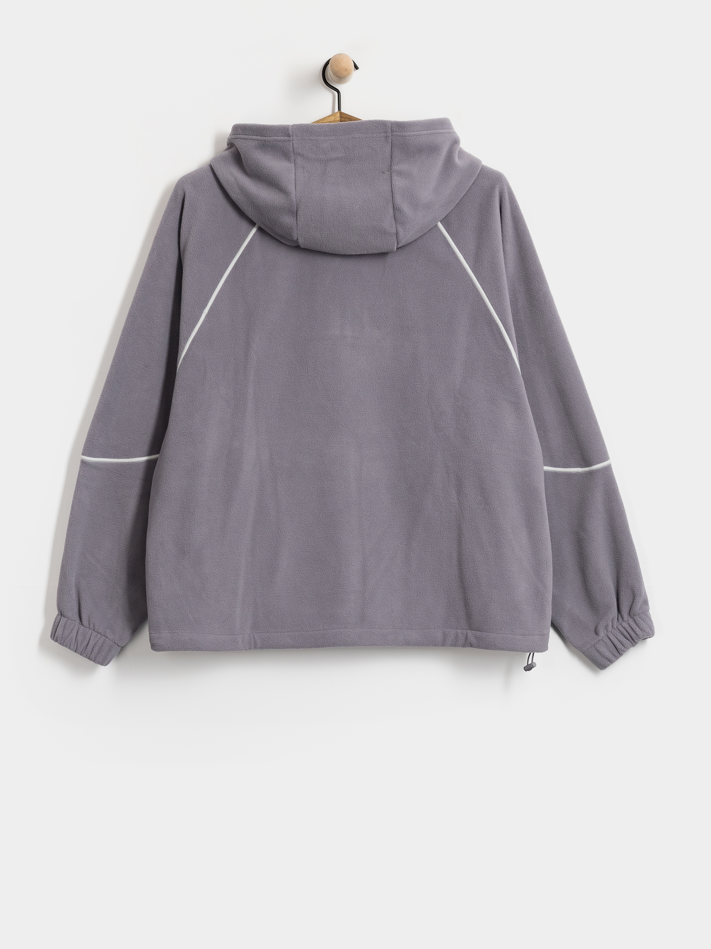 Bluza z kapturem New Balance Trackside Polar Fleece HD (off line grey)