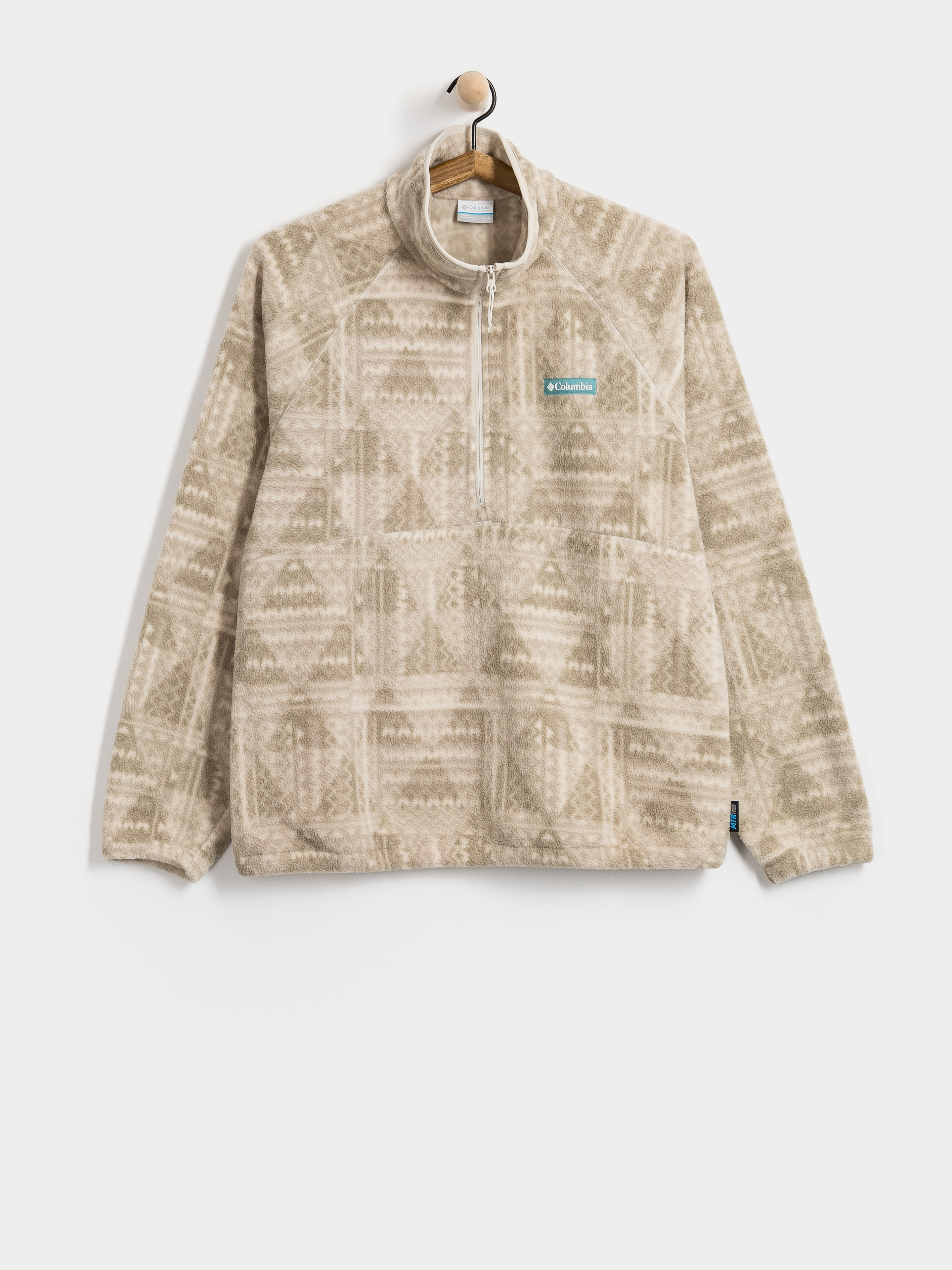 Męski Polar Columbia Timber Crest MTR Printed Half Zip (dark stone/geomix)
