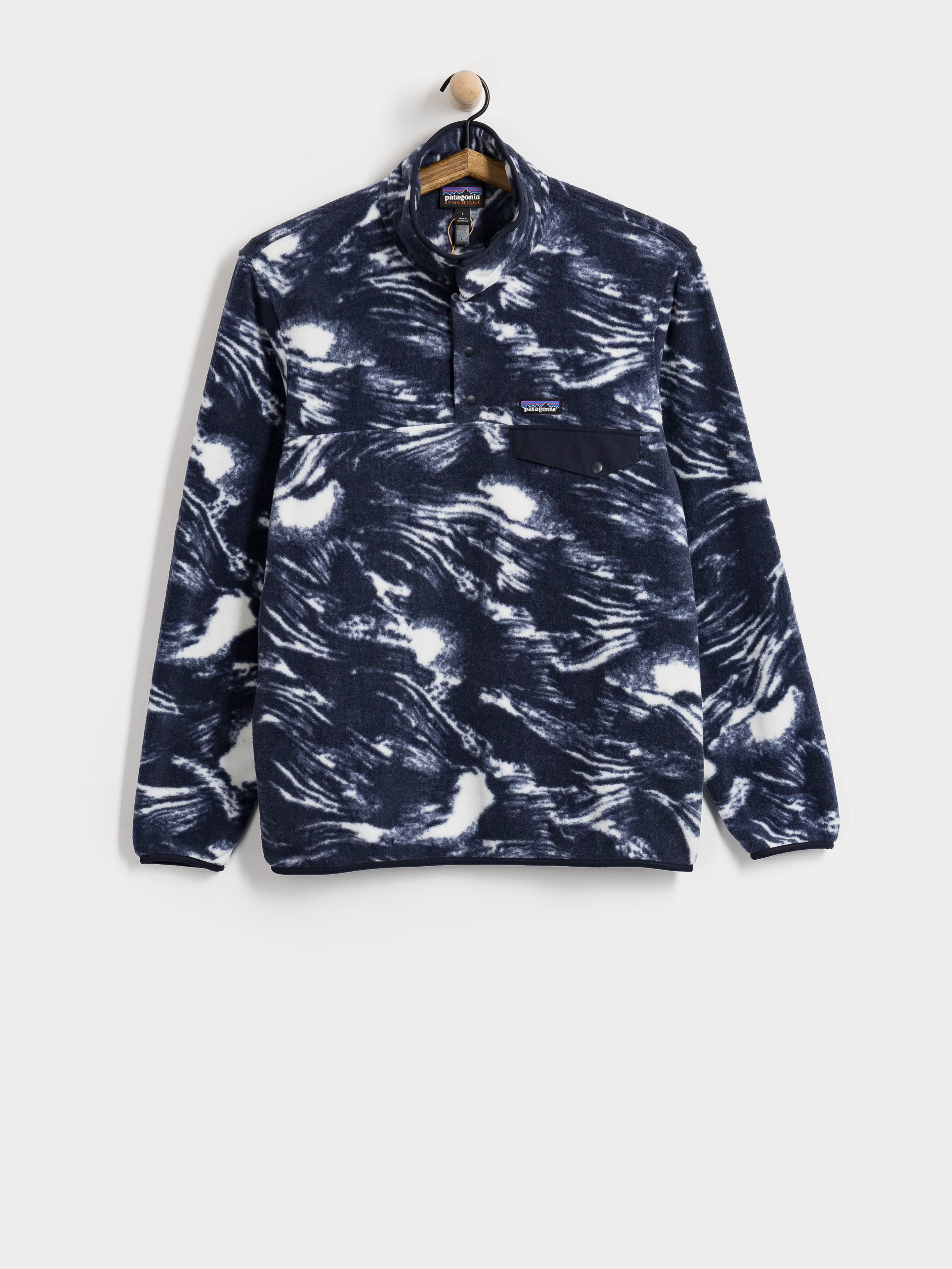 Męski Polar Patagonia LW Synch Snap T (polar breeze sunken blue)