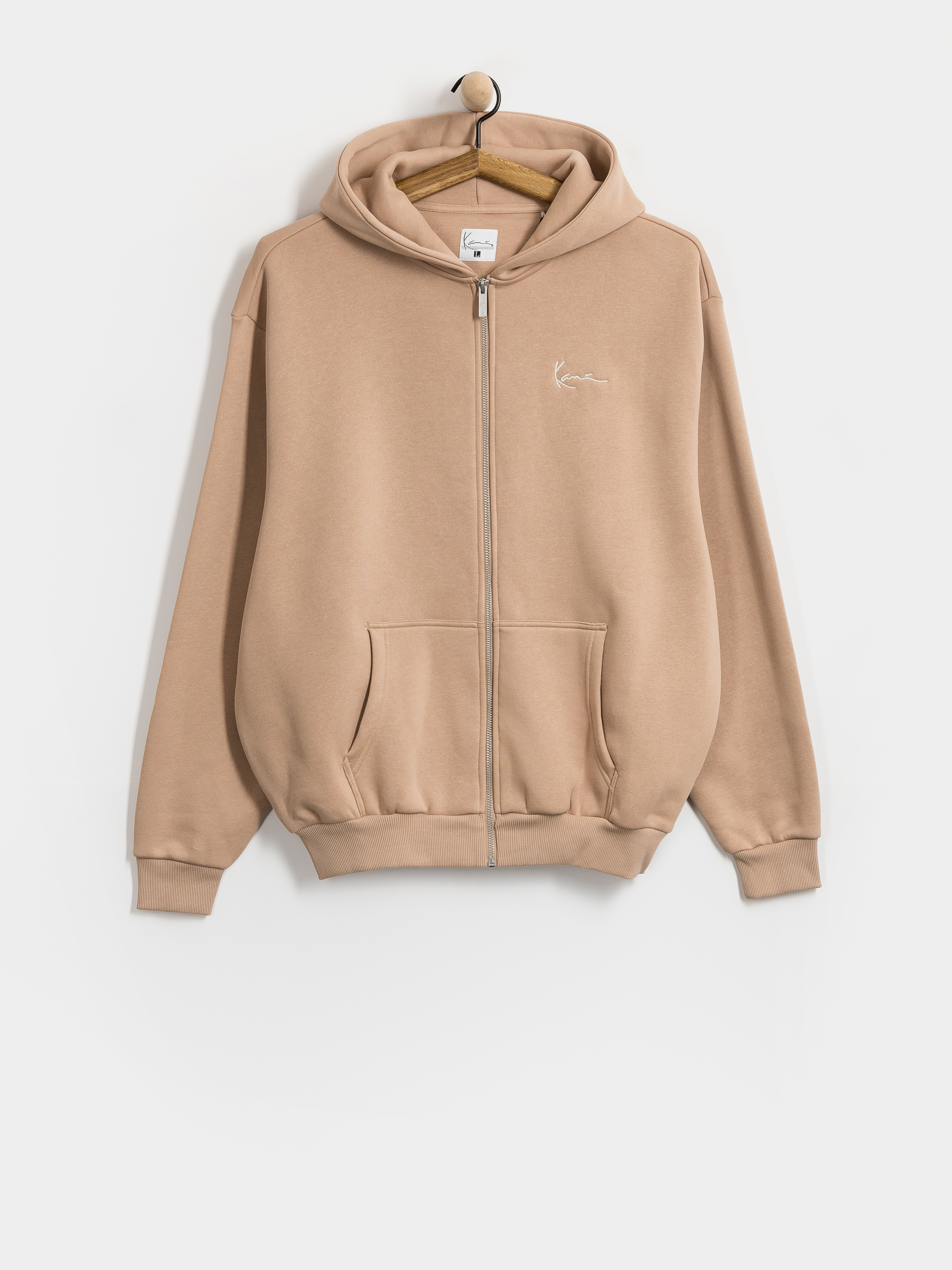 Bluza z kapturem Karl Kani Small Signature Essential OS ZHD (taupe)