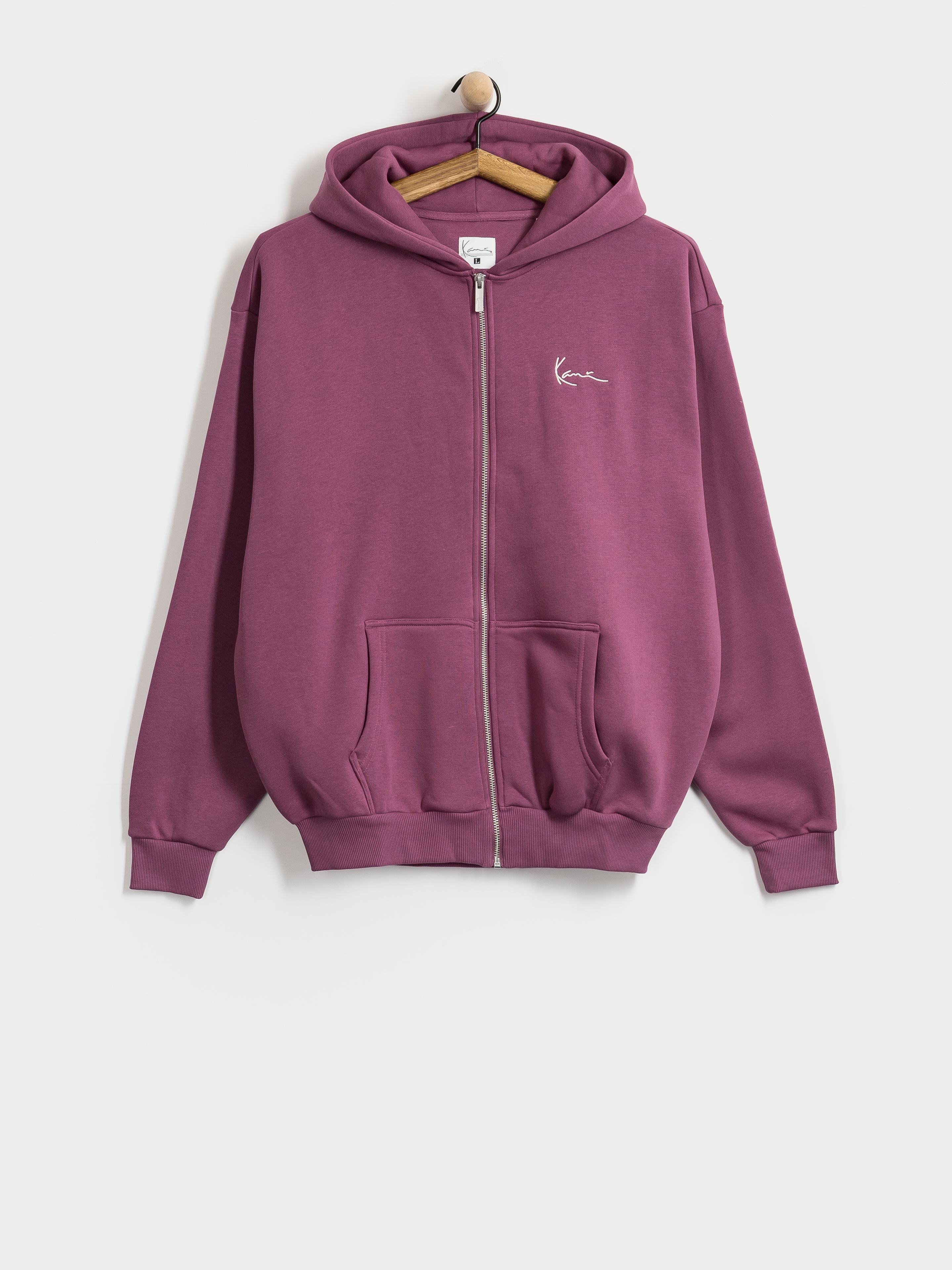 Bluza z kapturem Karl Kani Small Signature Essential OS ZHD (berry)