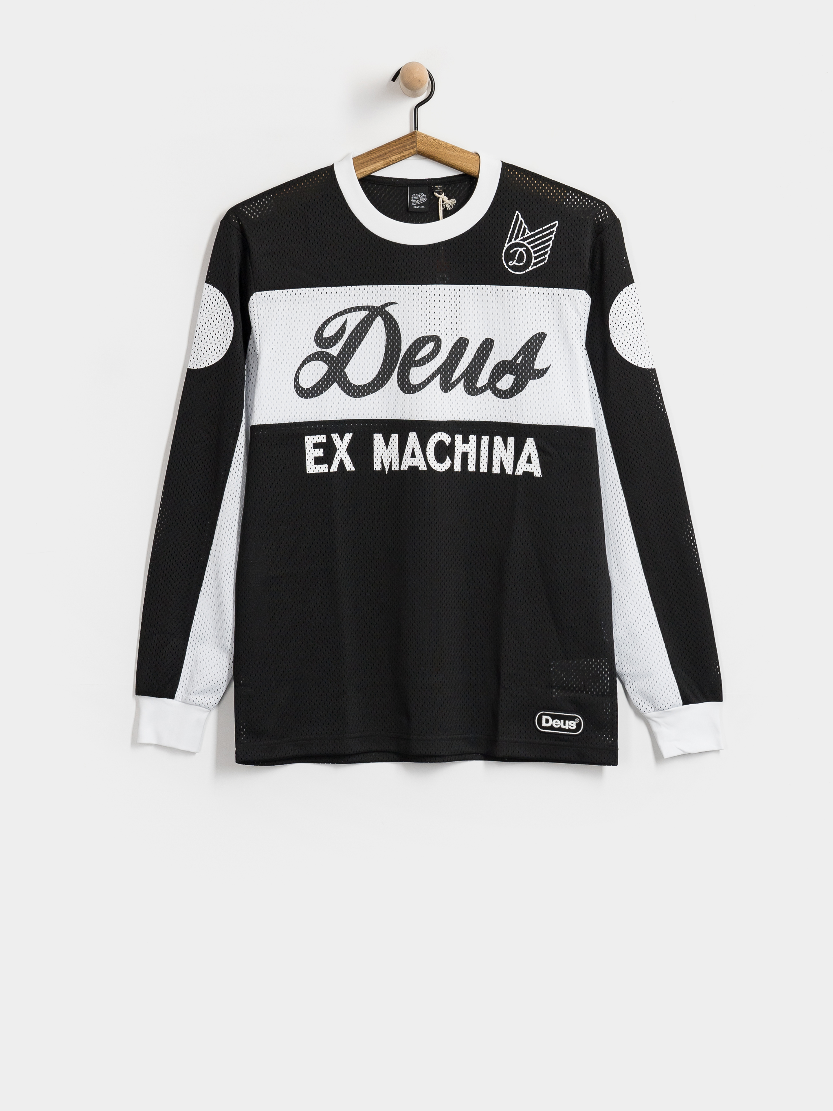 Longsleeve Deus Ex Machina Saber Moto Jersey (black)