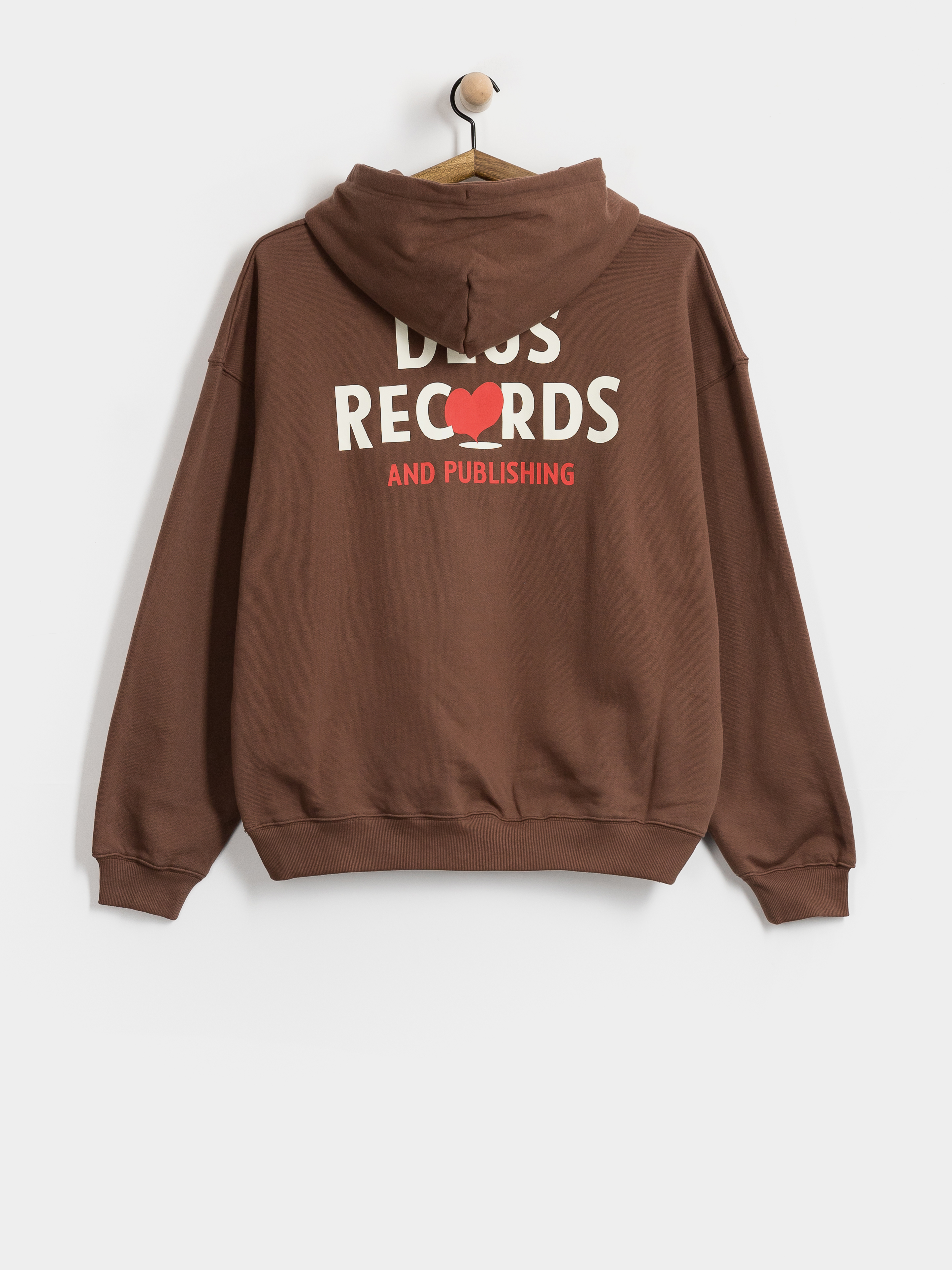 Bluza z kapturem Deus Ex Machina Deep Cut HD (downtown brown)