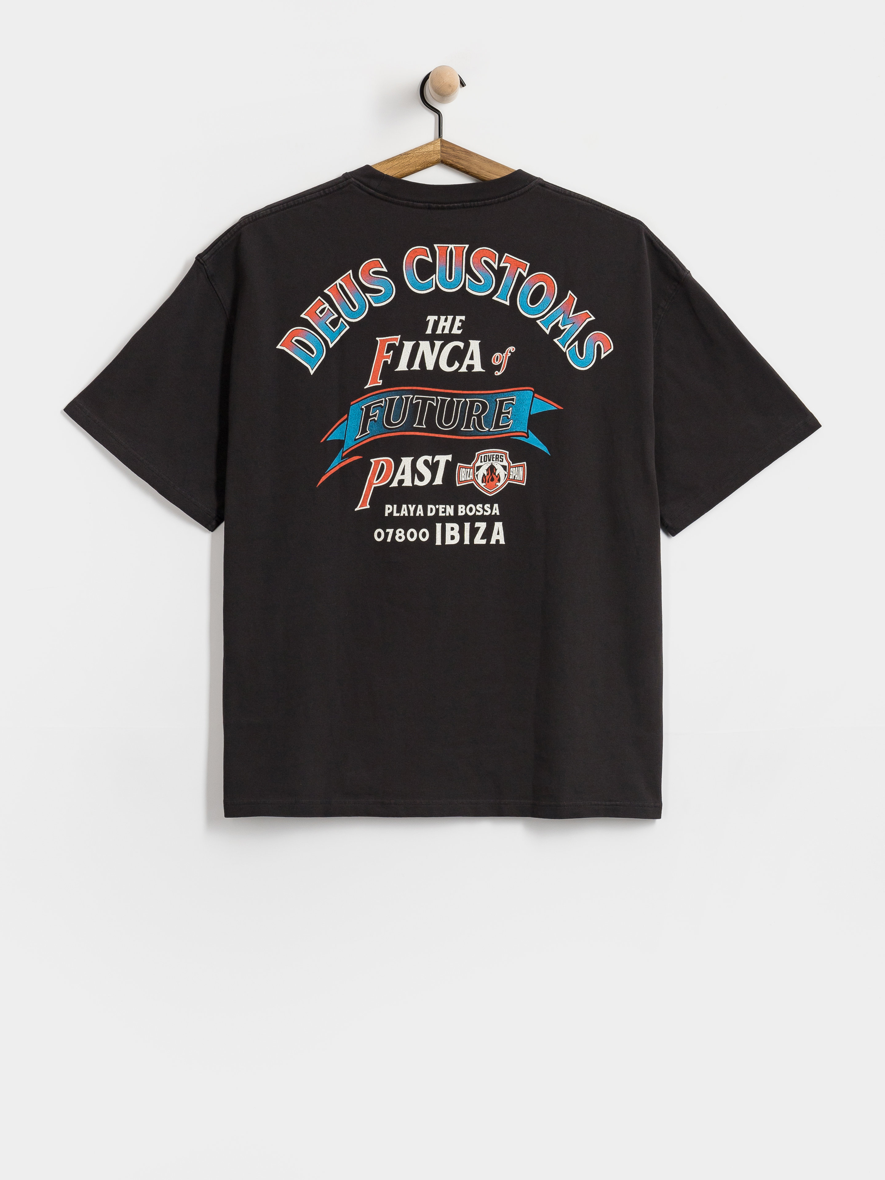 T-shirt Deus Ex Machina Lovers Os (black beauty)