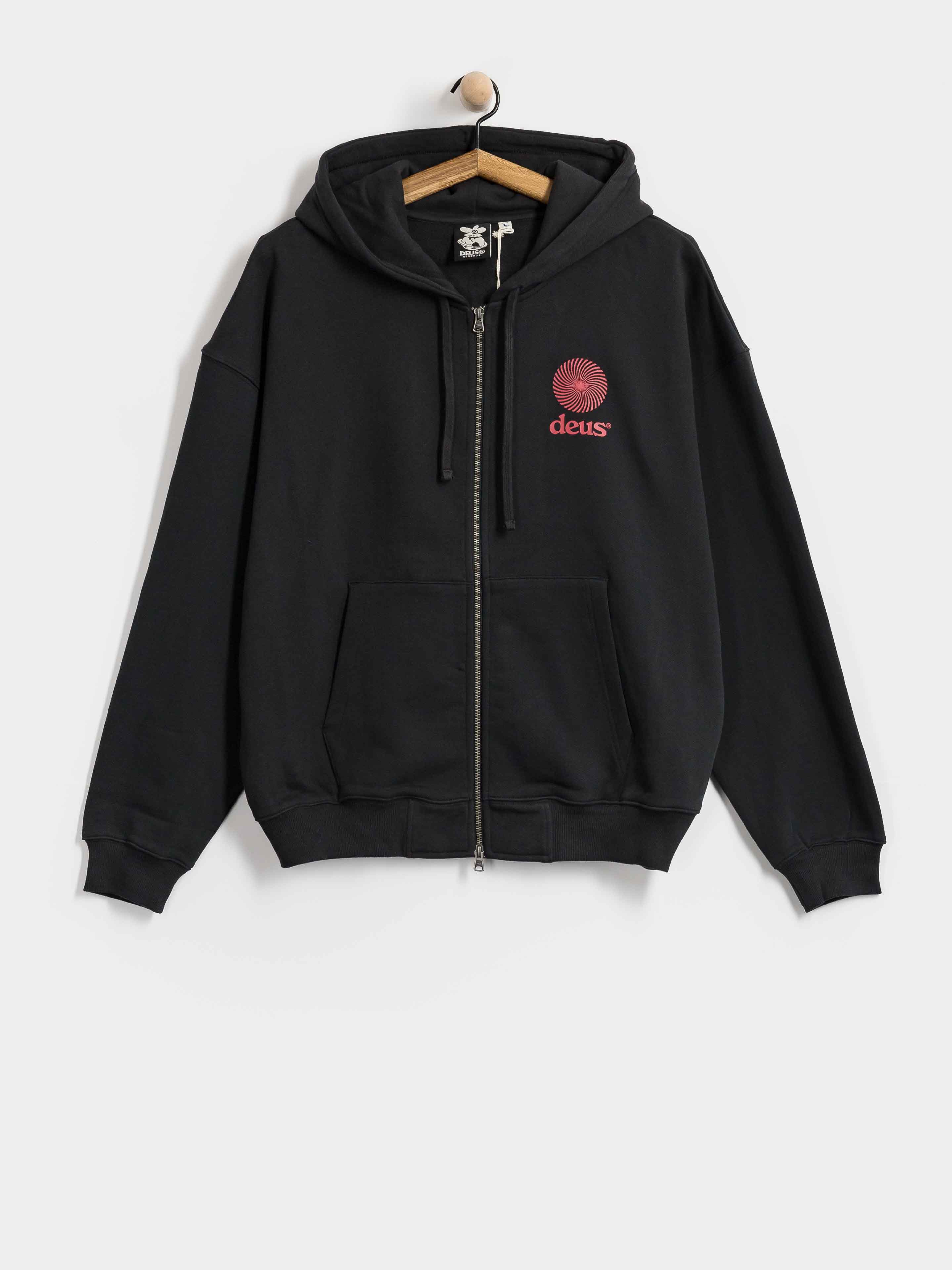 Bluza z kapturem Deus Ex Machina Strata ZHD (black)